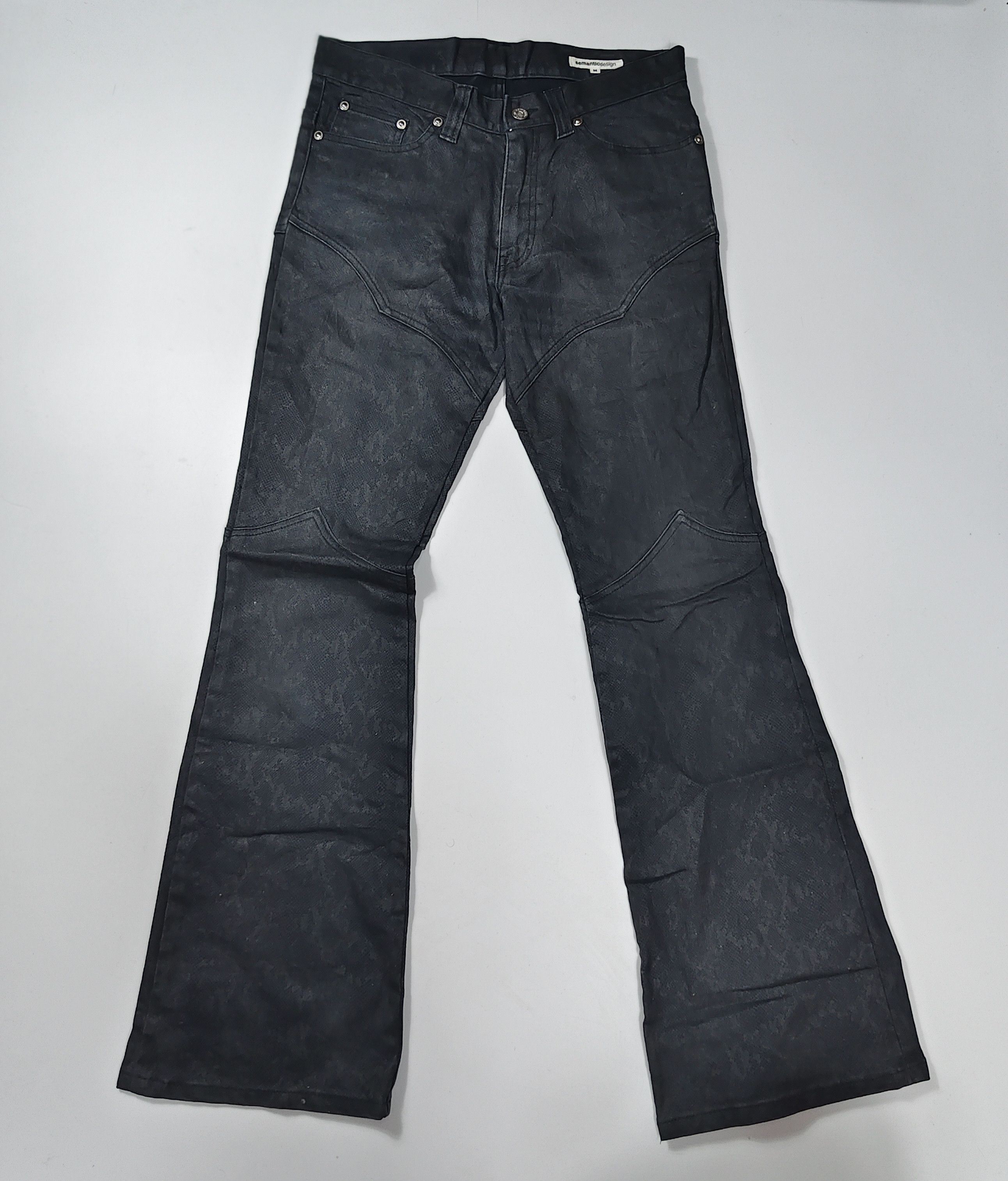 semanticdesign SEMANTIC DESIGN whiskered flare cargo pants | Grailed