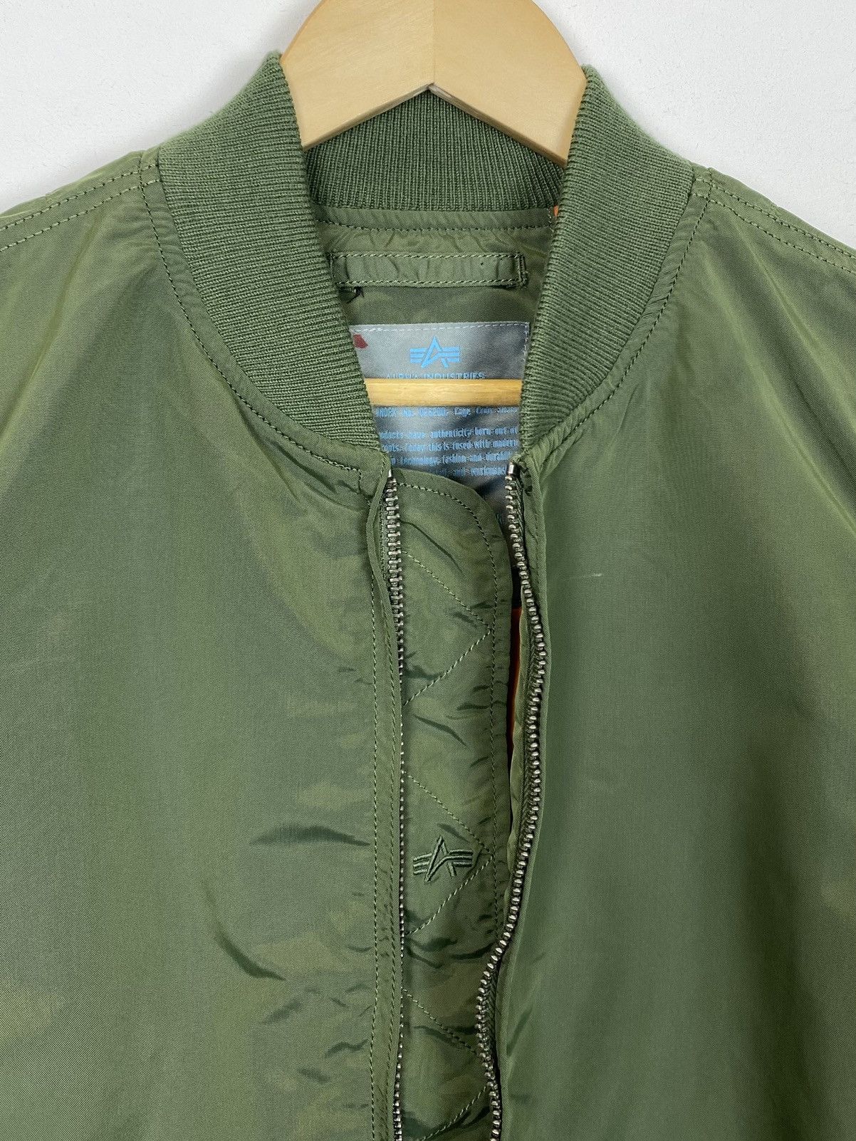 Alpha Industries Vintage Alpha Industries Long Bomber Jacket MA 1 90’s Size XS / US 0-2 / IT 36-38 - 5 Thumbnail