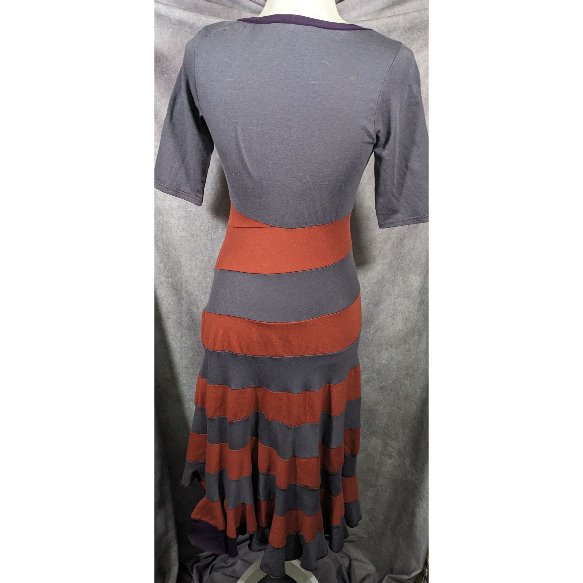 Other Aimee G Grub Asymmetrical Striped Midi Dress Size XS Size XS / US 0-2 / IT 36-38 - 11 Thumbnail