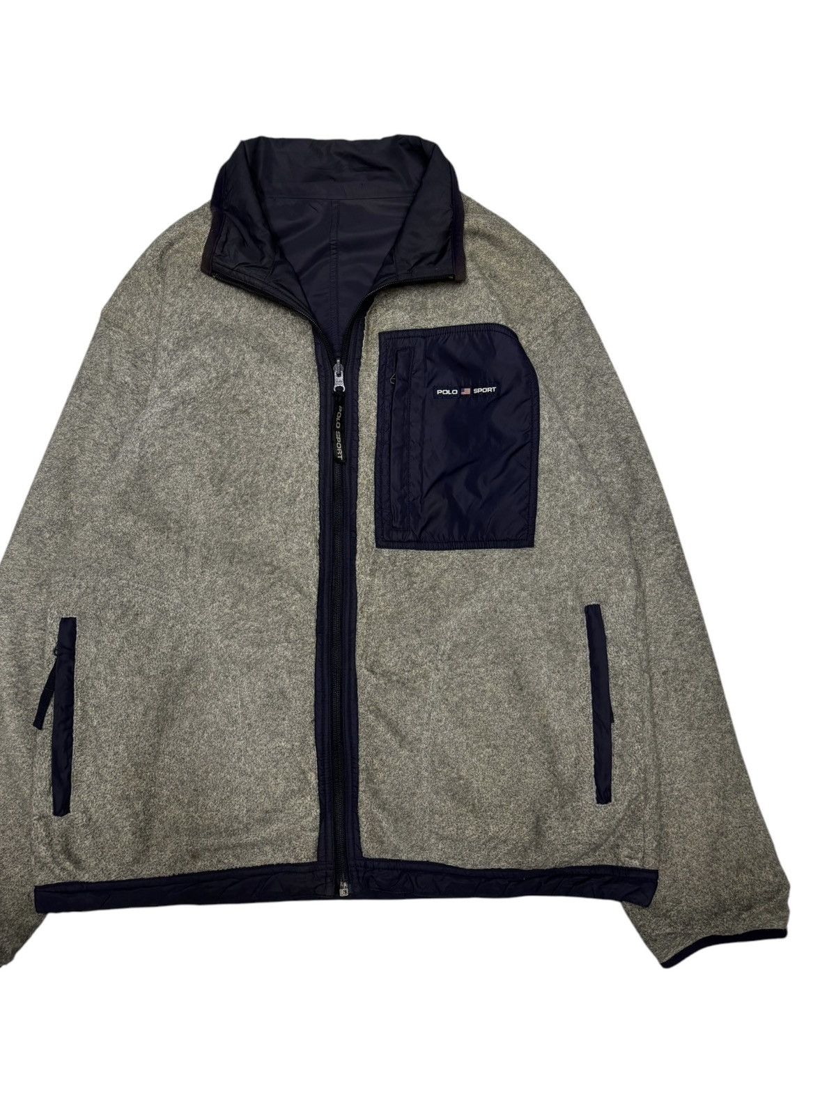 Polo Ralph Lauren 🔥POLO SPORT RALPH LAUREN HYBRID FLEECE NYLON REVERSIBLE Size US M / EU 48-50 / 2 - 7 Thumbnail
