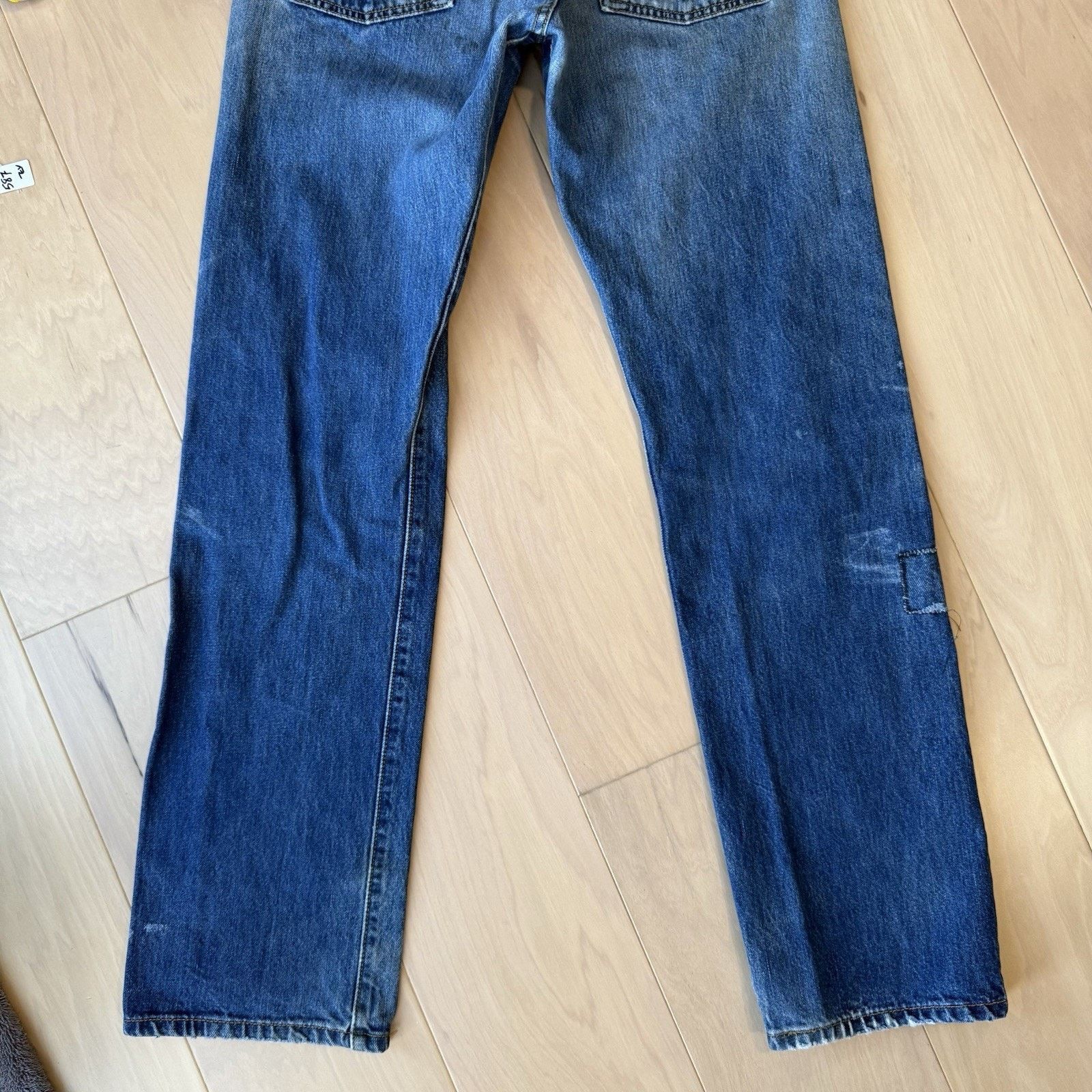 Levi's Vintage Levis 501 Jeans 30 Blue Dark Wash Straight Denim Size US 30 / EU 46 - 9 Thumbnail