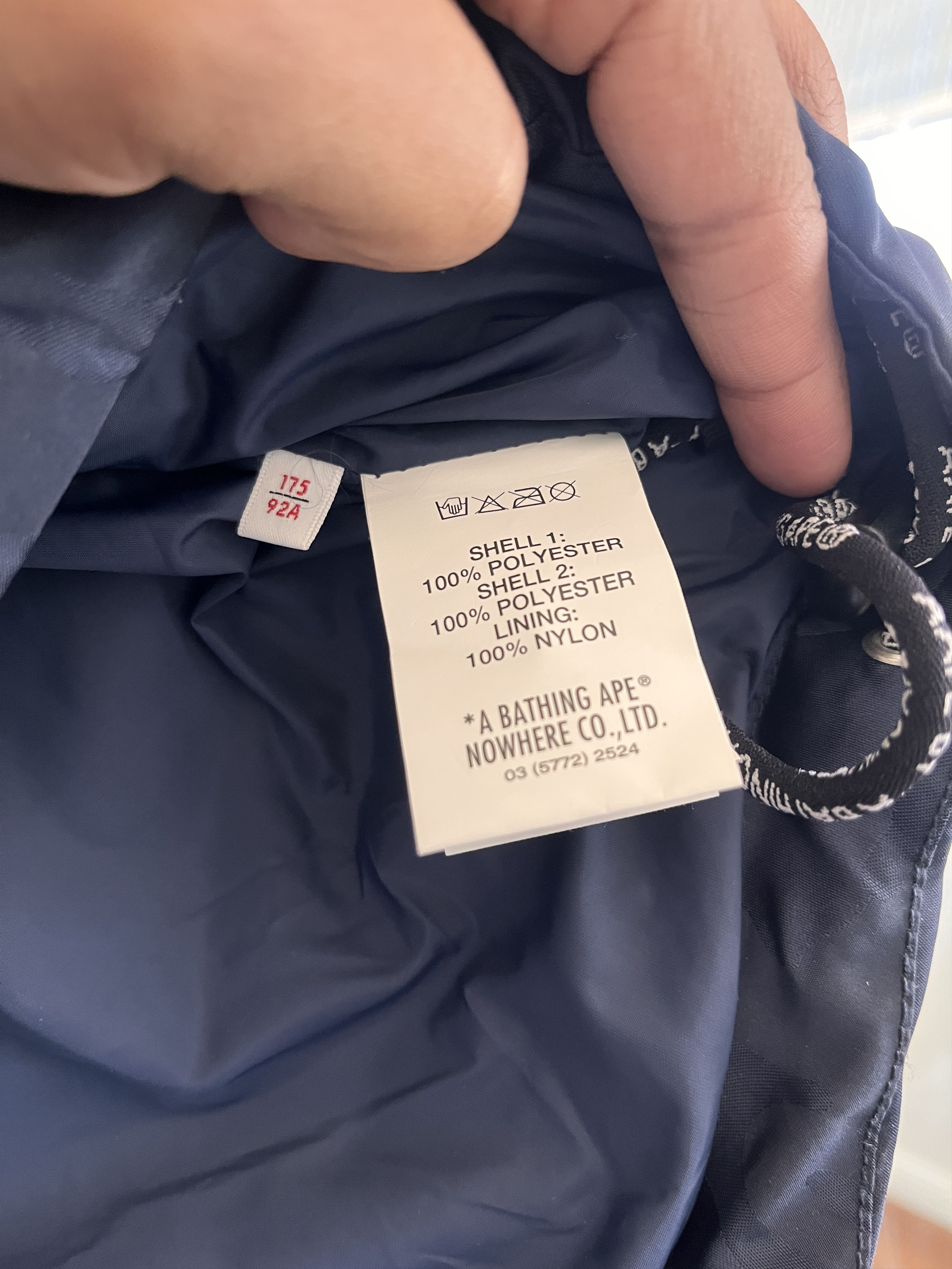 Aape Rare 2017 AApe Now Windbreaker Jacket Navy Size US M / EU 48-50 / 2 - 9 Thumbnail