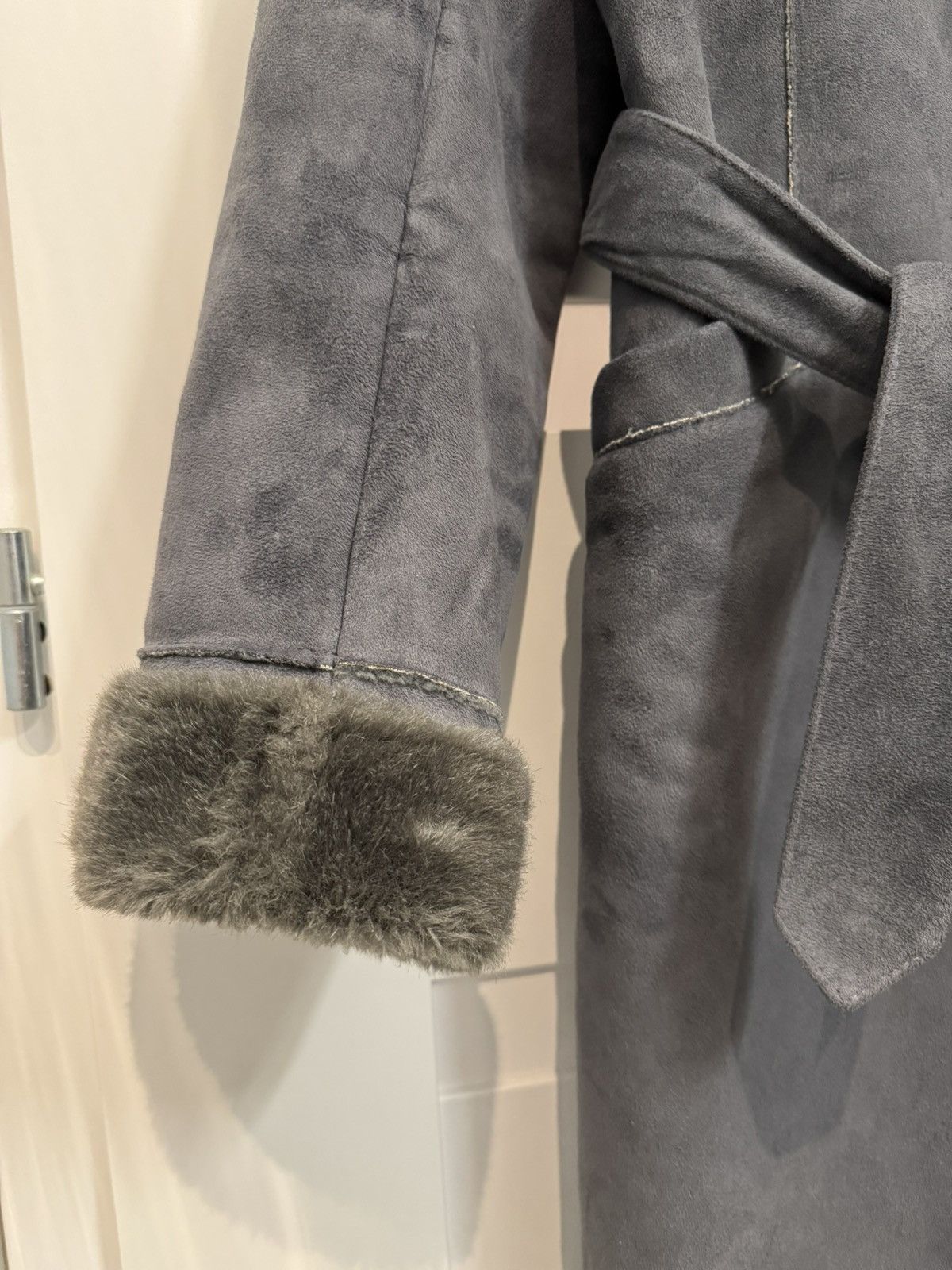 Balmain Balmain Paris Vintage Coat Navy Fur size 42 XL rare Size XL / US 12-14 / IT 48-50 - 9 Thumbnail