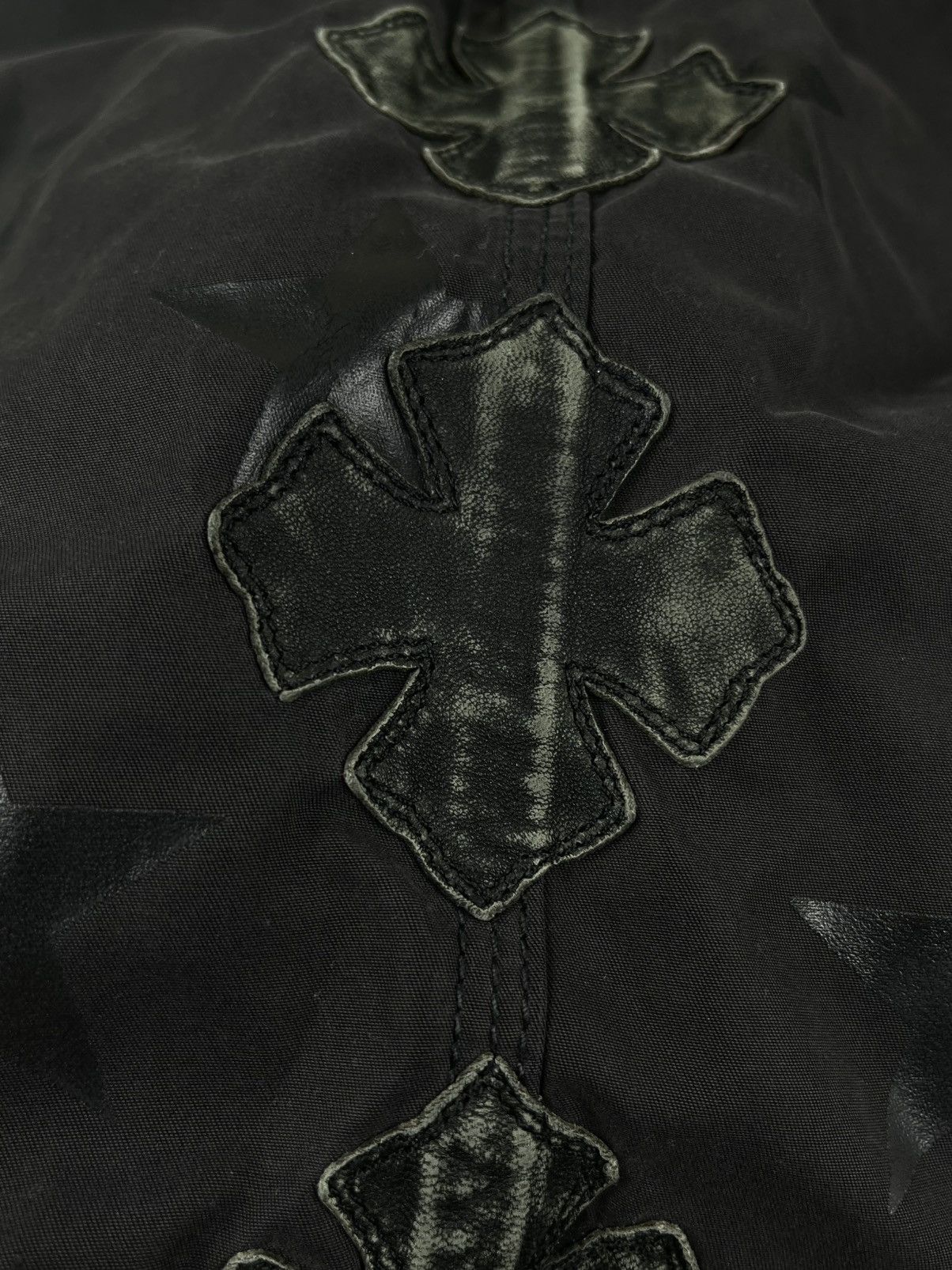 Chrome Hearts Chrome Hearts 7 Patch Leather Plus Cross Boxing Board Shorts Size US 36 / EU 52 - 7 Thumbnail