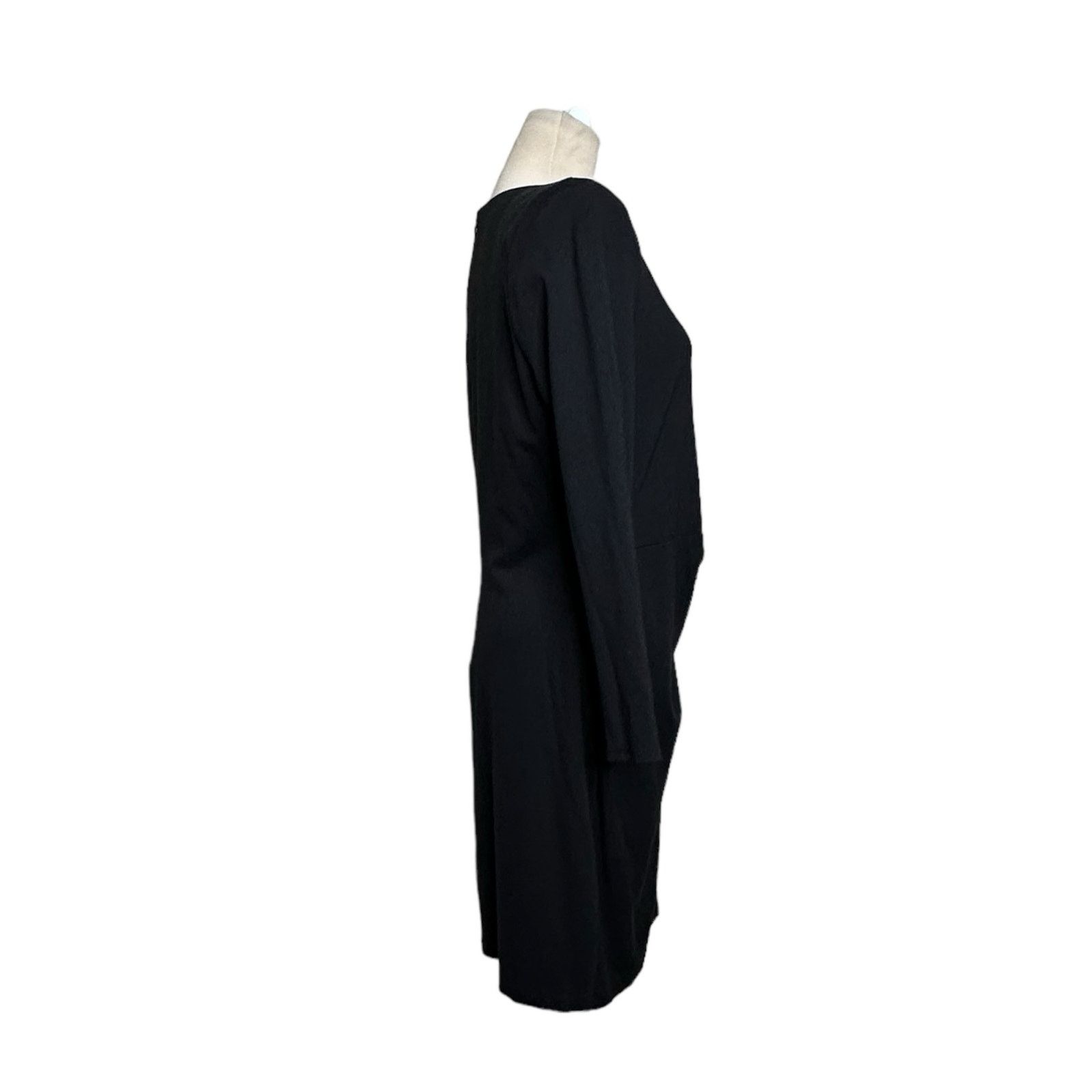 Express Express black front twist sheath mini dress size L Size L / US 10 / IT 46 - 2 Thumbnail