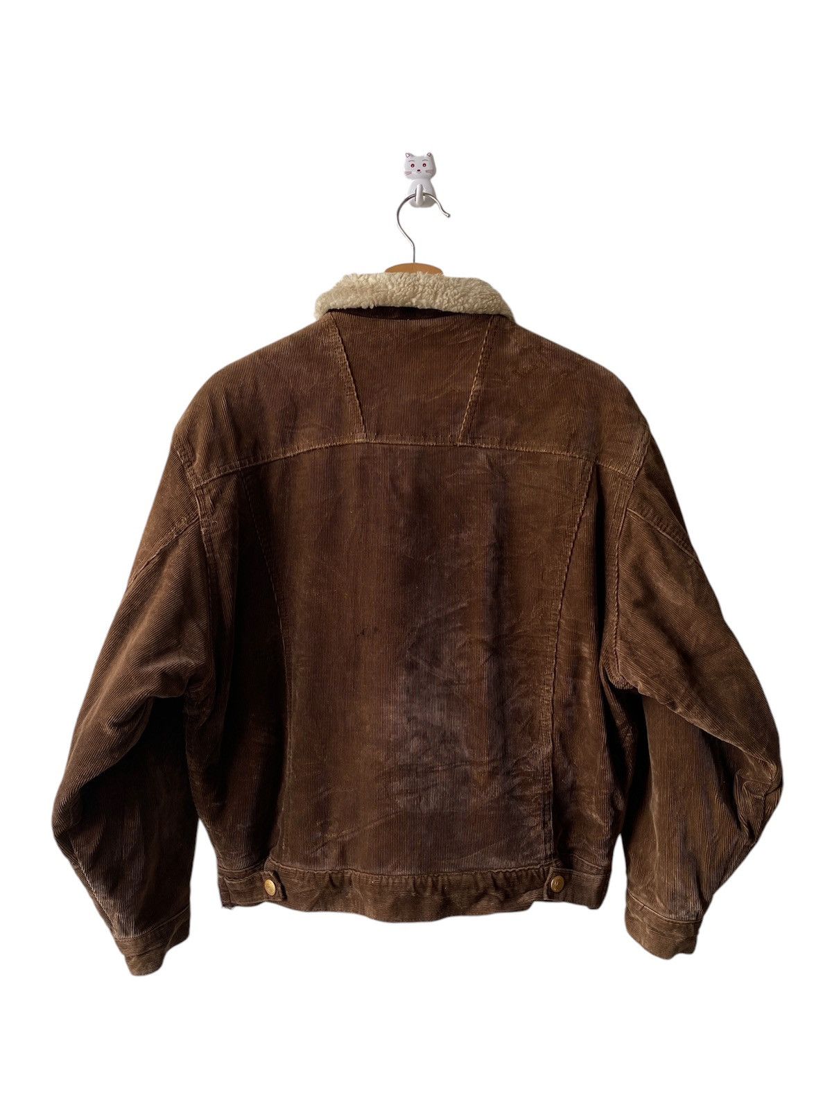 Big John × Vintage 1990s - Vintage Big John Corduroy Sherpa Lining Jacket Size US M / EU 48-50 / 2 - 2 Thumbnail