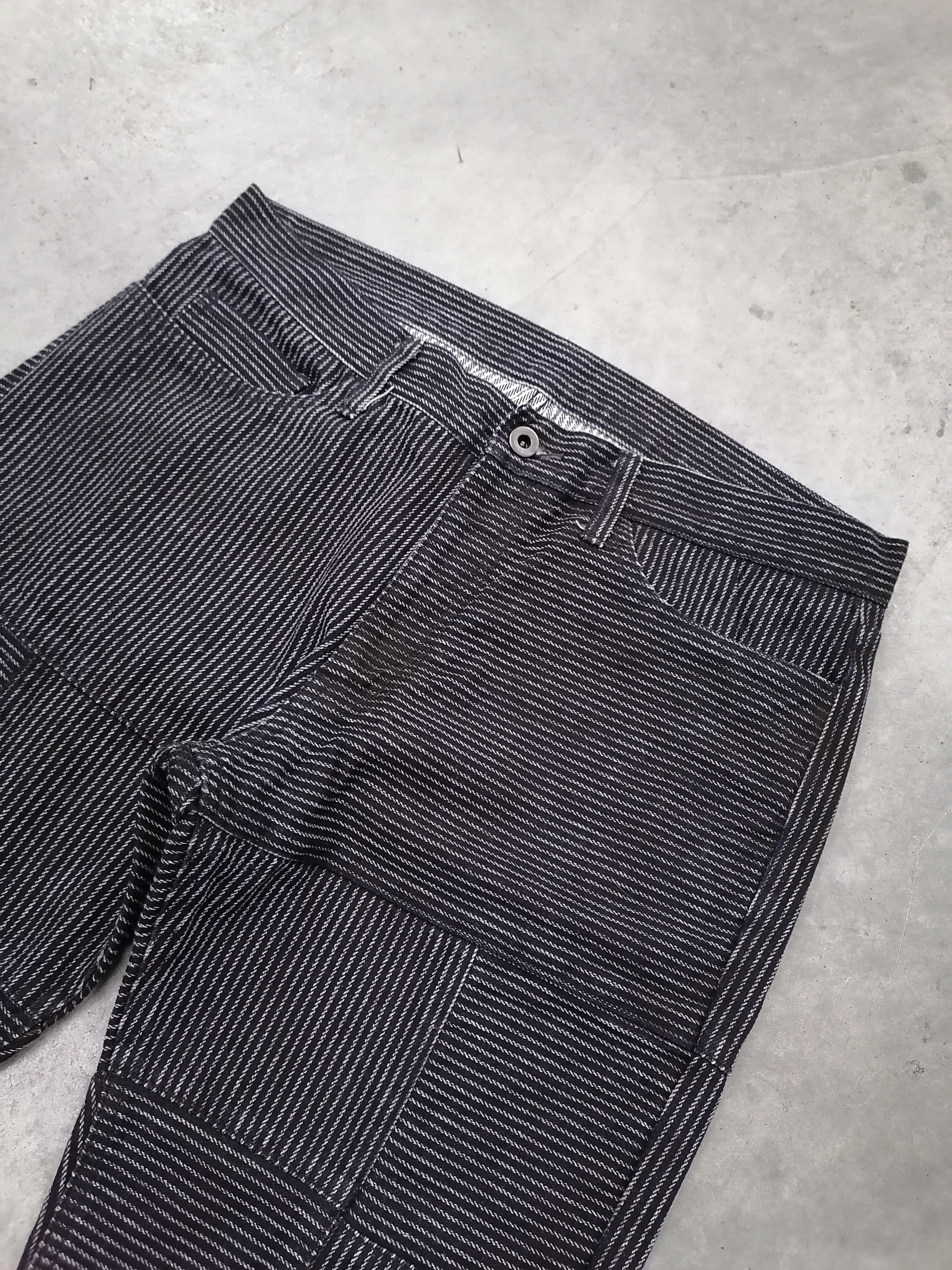 14th Addiction × If Six Was Nine Flare Jeans The Difference Rupert Patchwork Denim Pants Size US 33 - 4 Thumbnail
