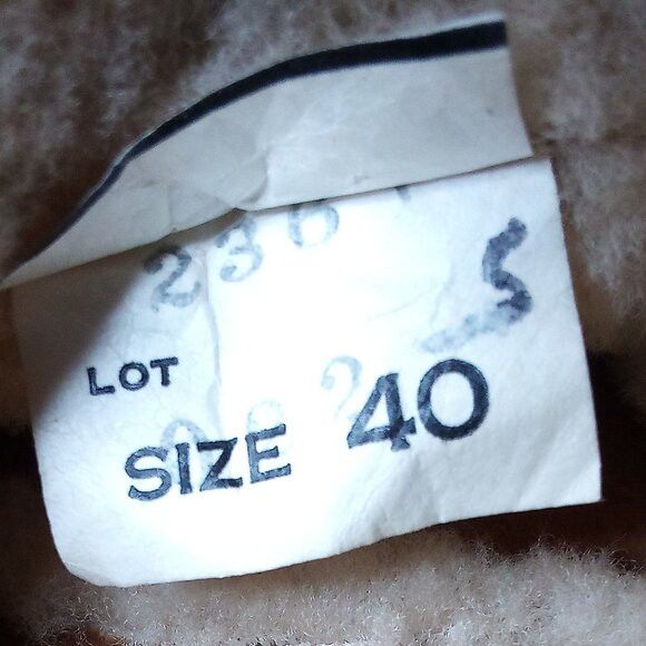 Other Vintage 70s Sheepskin Leather Shearling Pea Coat Jacket Size S / US 4 / IT 40 - 4 Thumbnail
