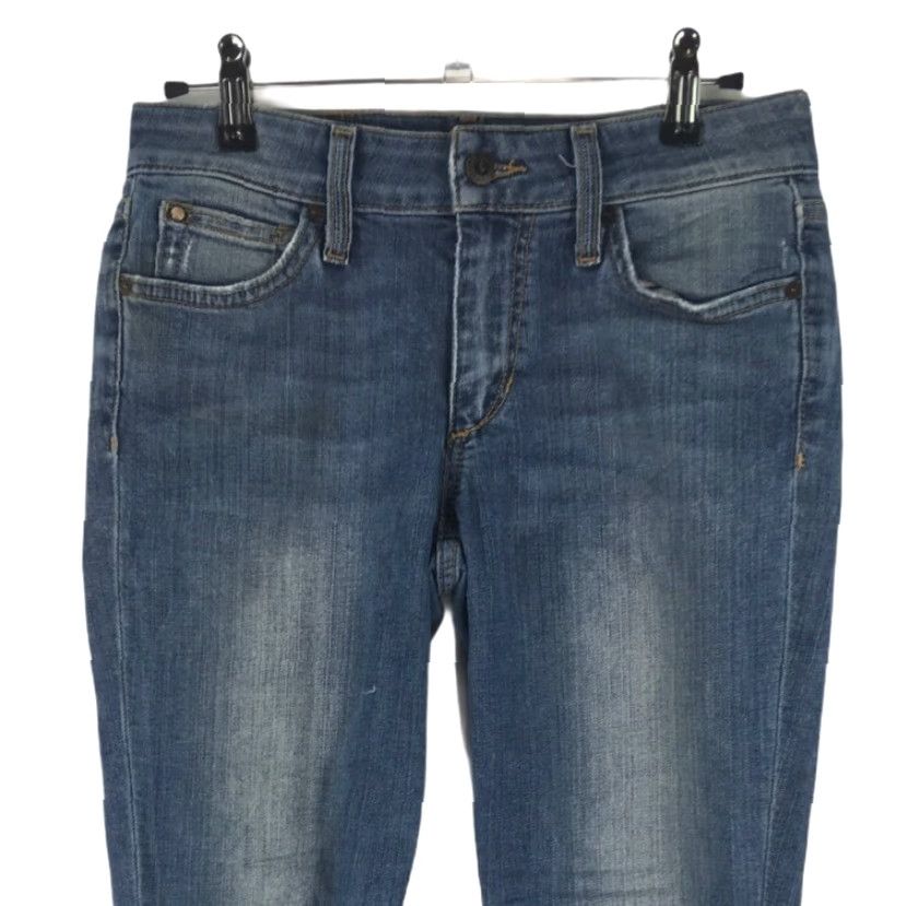Vintage Joes Jeans Jeans Womens Cropped Denim Blue Medium Wash Stretch Size 26 Size 26" / US 2 / IT 38 - 3 Thumbnail