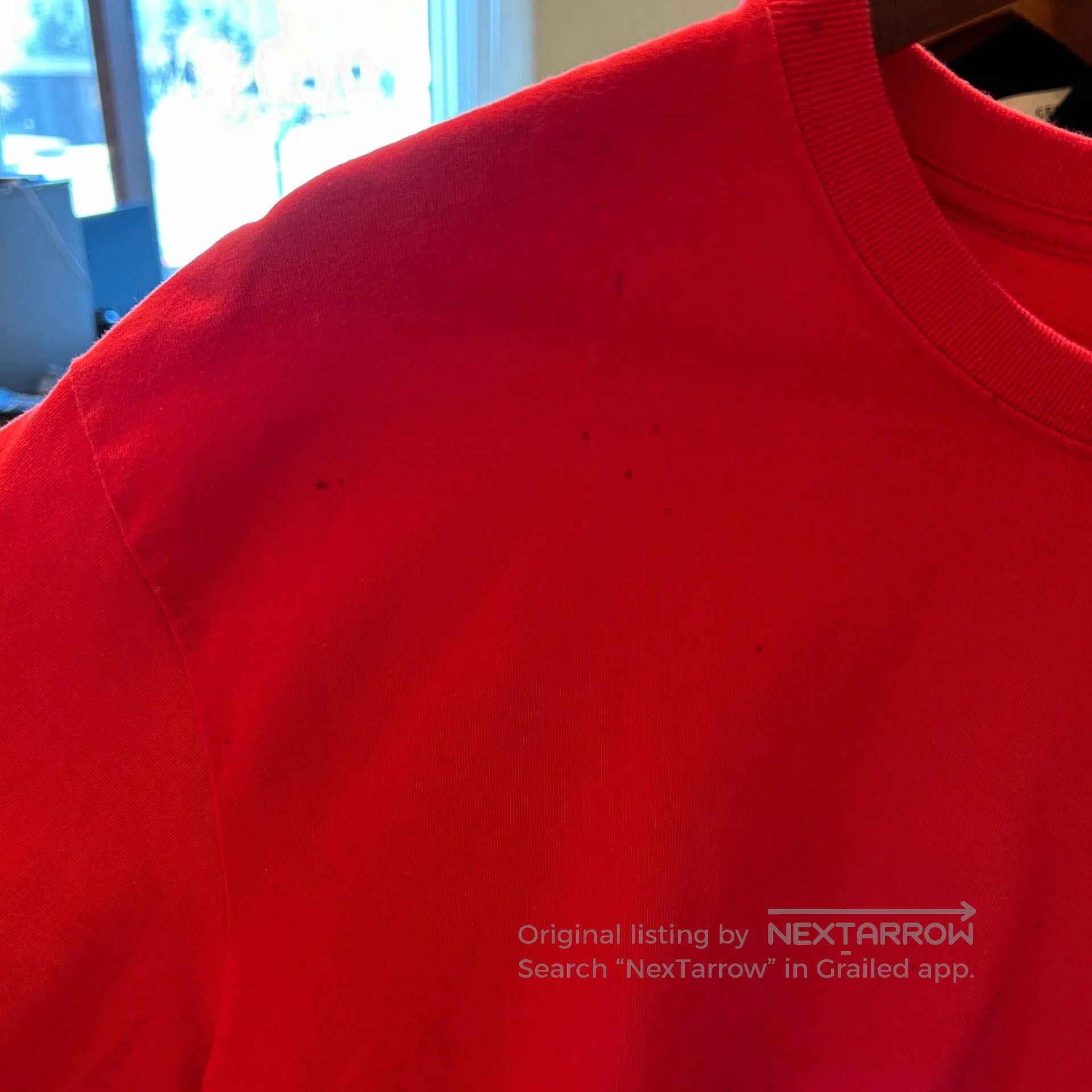 Balenciaga balenciaga red logo short sleeve t. Size US M / EU 48-50 / 2 - 2 Thumbnail