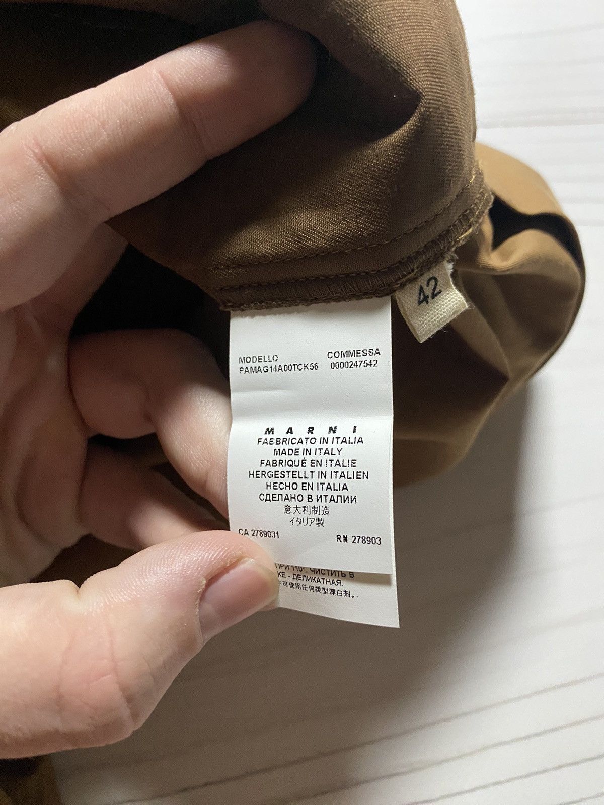 Marni × Vintage Vintage Marni Commessa design rare brown pants Size 28" / US 6 / IT 42 - 4 Thumbnail