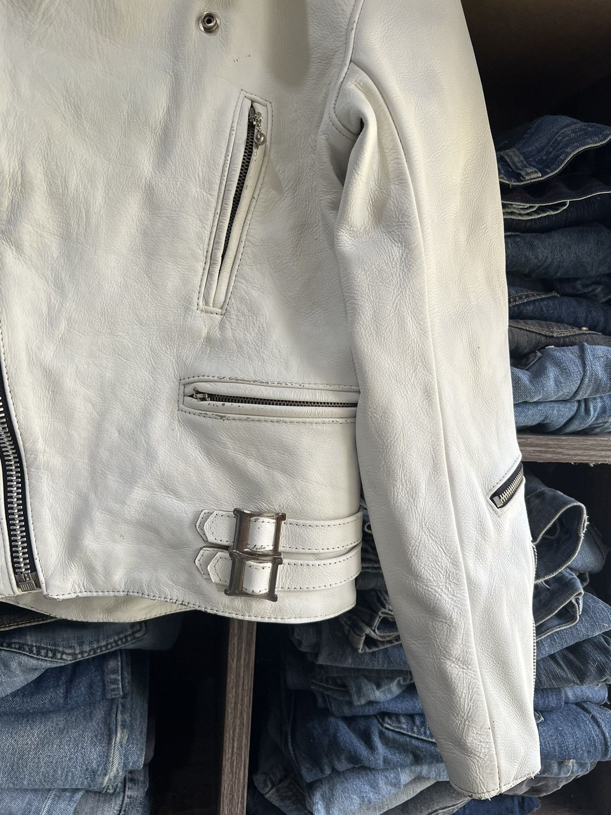 Other 🔥Made In England For Your Unholy Life Biker Jacket Size US XS / EU 42 / 0 - 7 Thumbnail