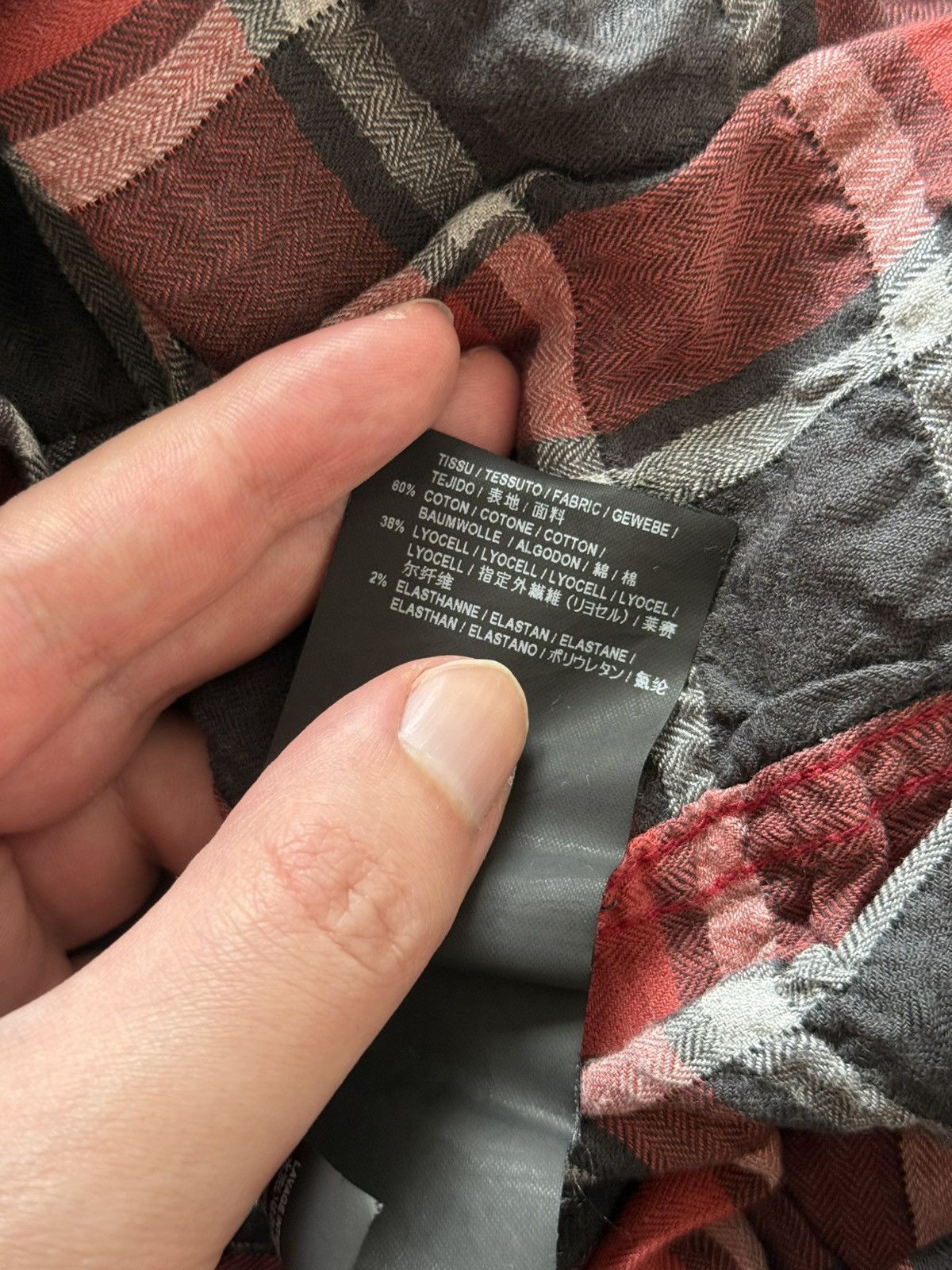 Saint Laurent Paris Saint Laurent Paris SS16 Flannel shirt Sz.L Size US L / EU 52-54 / 3 - 7 Thumbnail