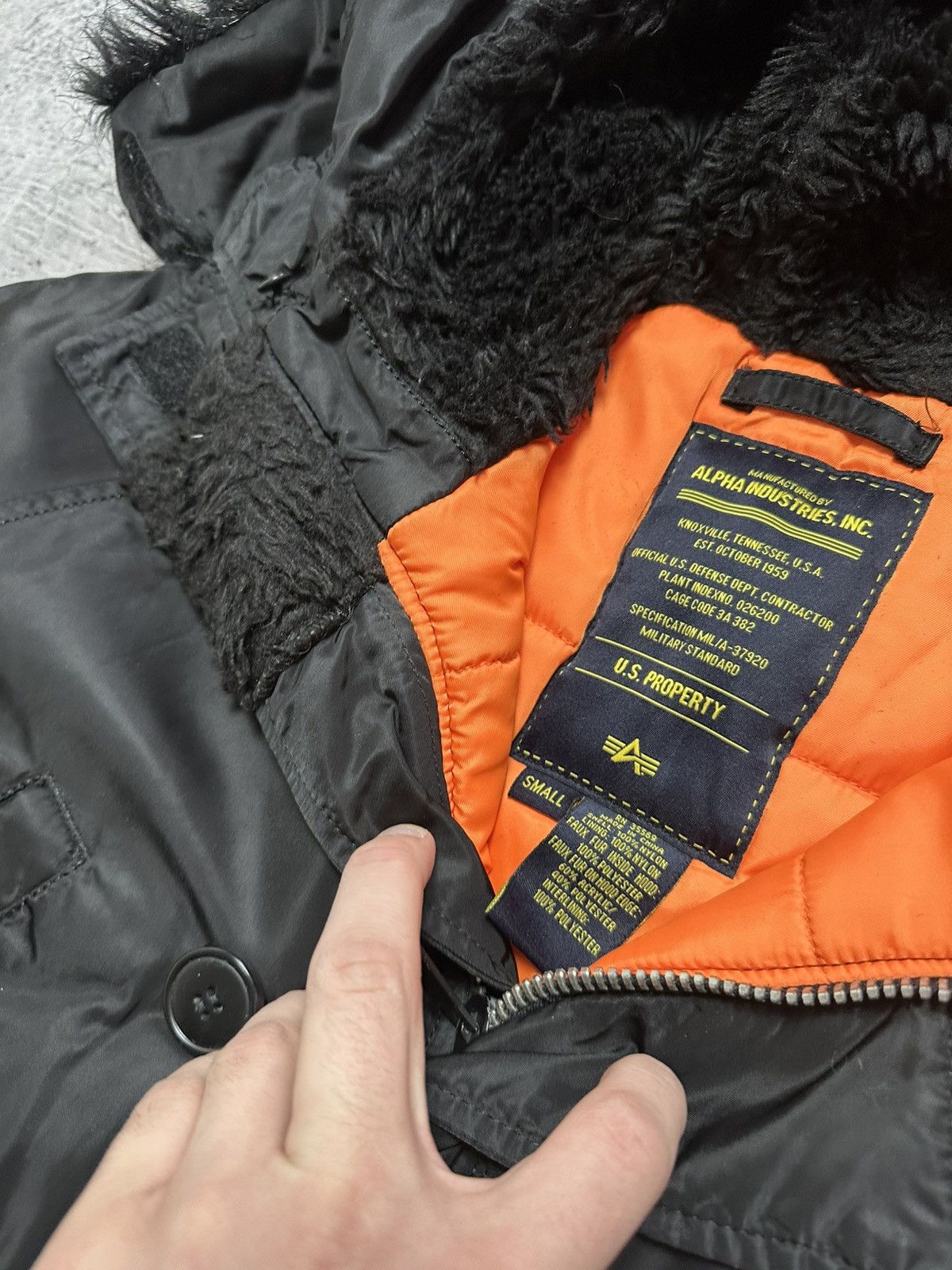 Alpha Industries Vintage Alpha Flyer’s Industries USA N-3B Parka Jacket Size US S / EU 44-46 / 1 - 7 Thumbnail
