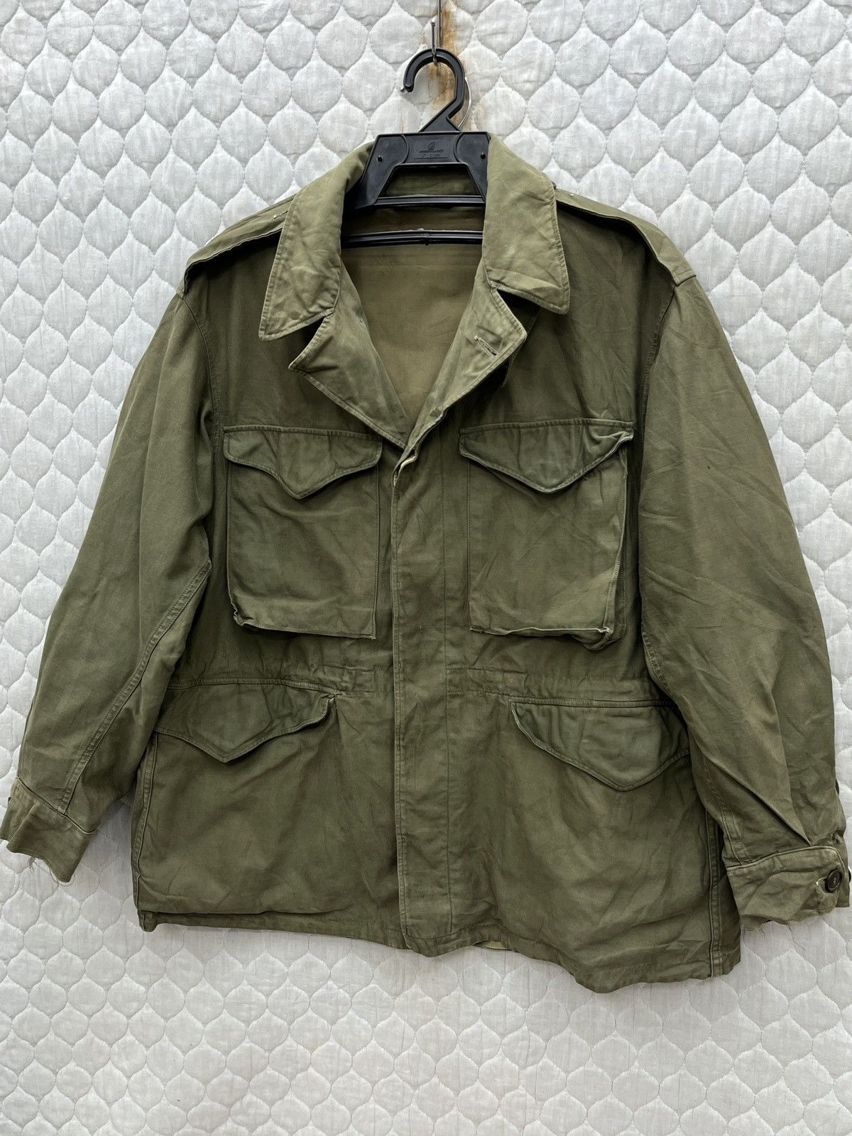 Vintage 🔥🔥🔥STEALS VINTAGE US MILITARY M43 FIELD JACKET Size US M / EU 48-50 / 2 - 4 Thumbnail