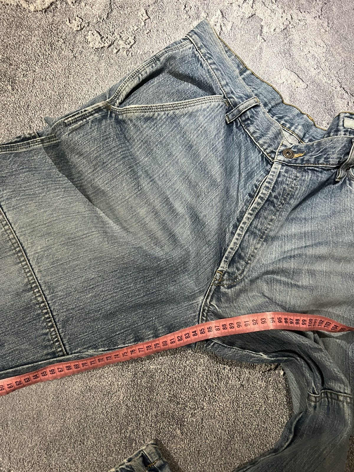 Vintage Washed Vintage Workwear Carpenter Jean Retro Style 90s Size US 35 - 14 Thumbnail