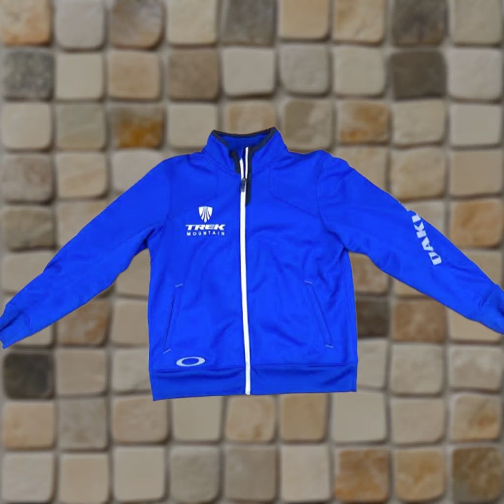 Oakley Oakley Jacket Mens Blue Trek Mountain Sunglasses Full Zip Printed Racing Track Med Size US M / EU 48-50 / 2 - 1 Thumbnail