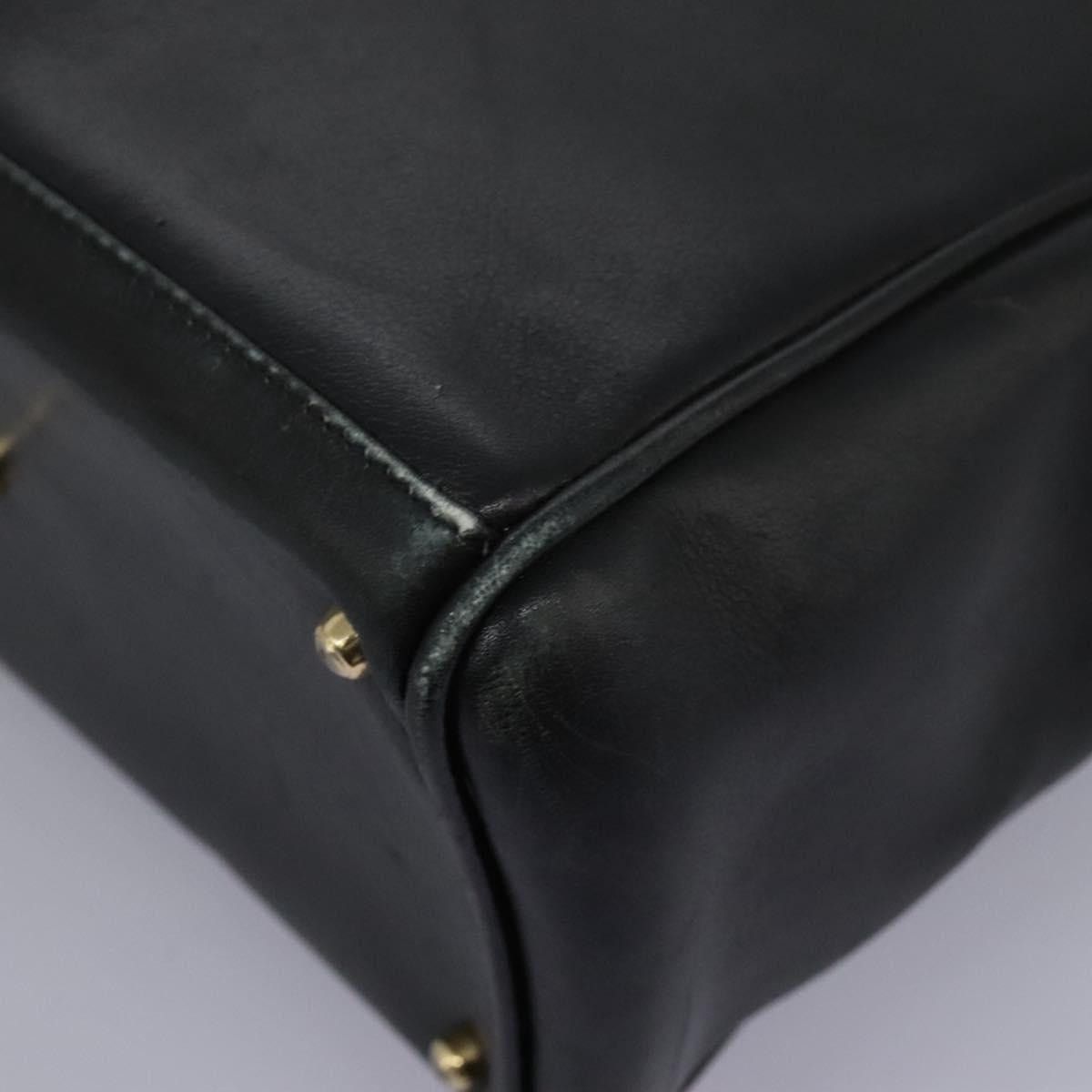 Gucci GUCCI Bamboo Hand Bag Leather Black Gold 000 2122 000 2122 Size ONE SIZE - 11 Thumbnail