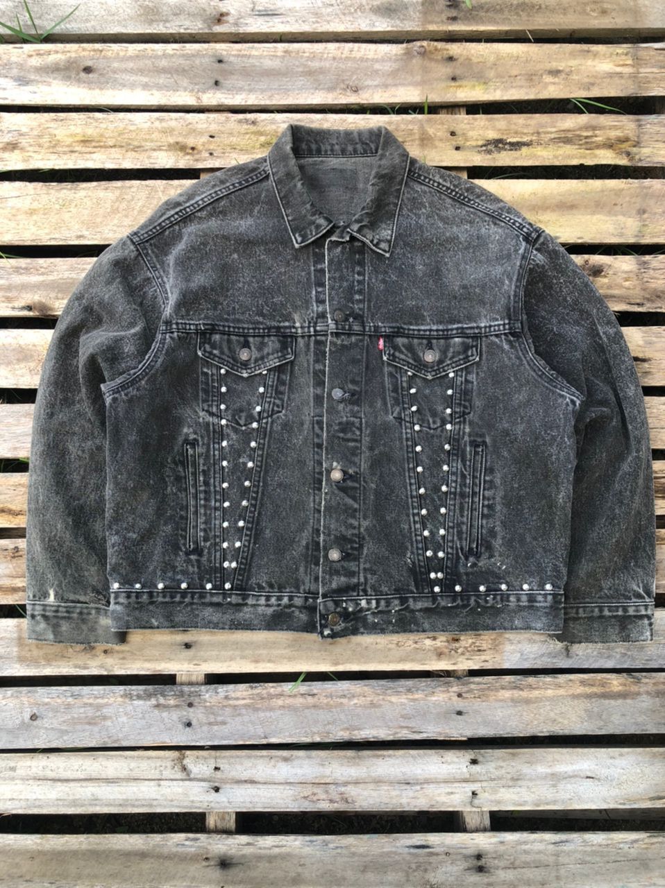 Levi's × Stussy (XL) STUSSY & LEVI'S® CRISPY RINSE TRUCKER JACKET