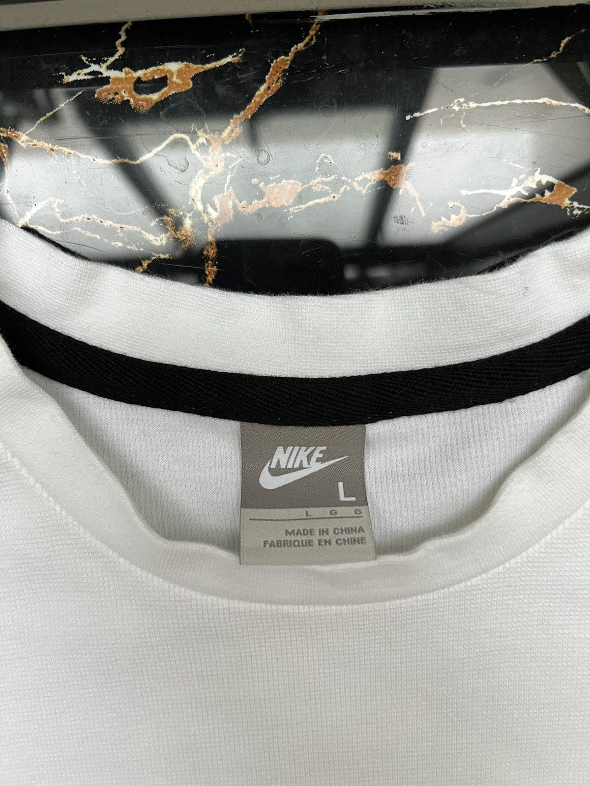 Nike × Vintage 90's NIKE SWOOSH RETRO RARE Y2K TEE BASIC Size US L / EU 52-54 / 3 - 3 Thumbnail