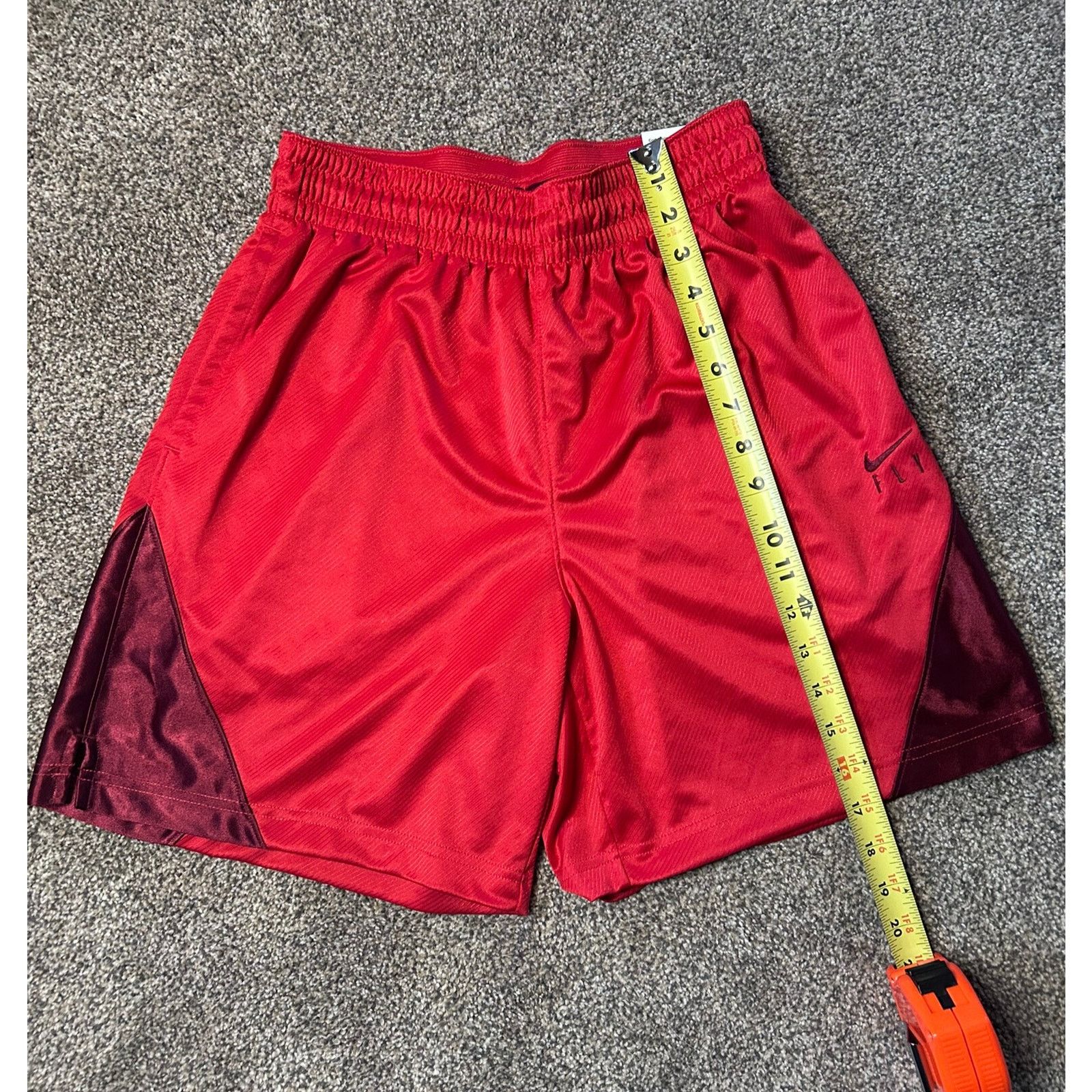 Nike Nike Dri-FIT ISoFly Women's Red Loose Fit Basketball Shorts Size 27" / US 4 / IT 40 - 7 Thumbnail