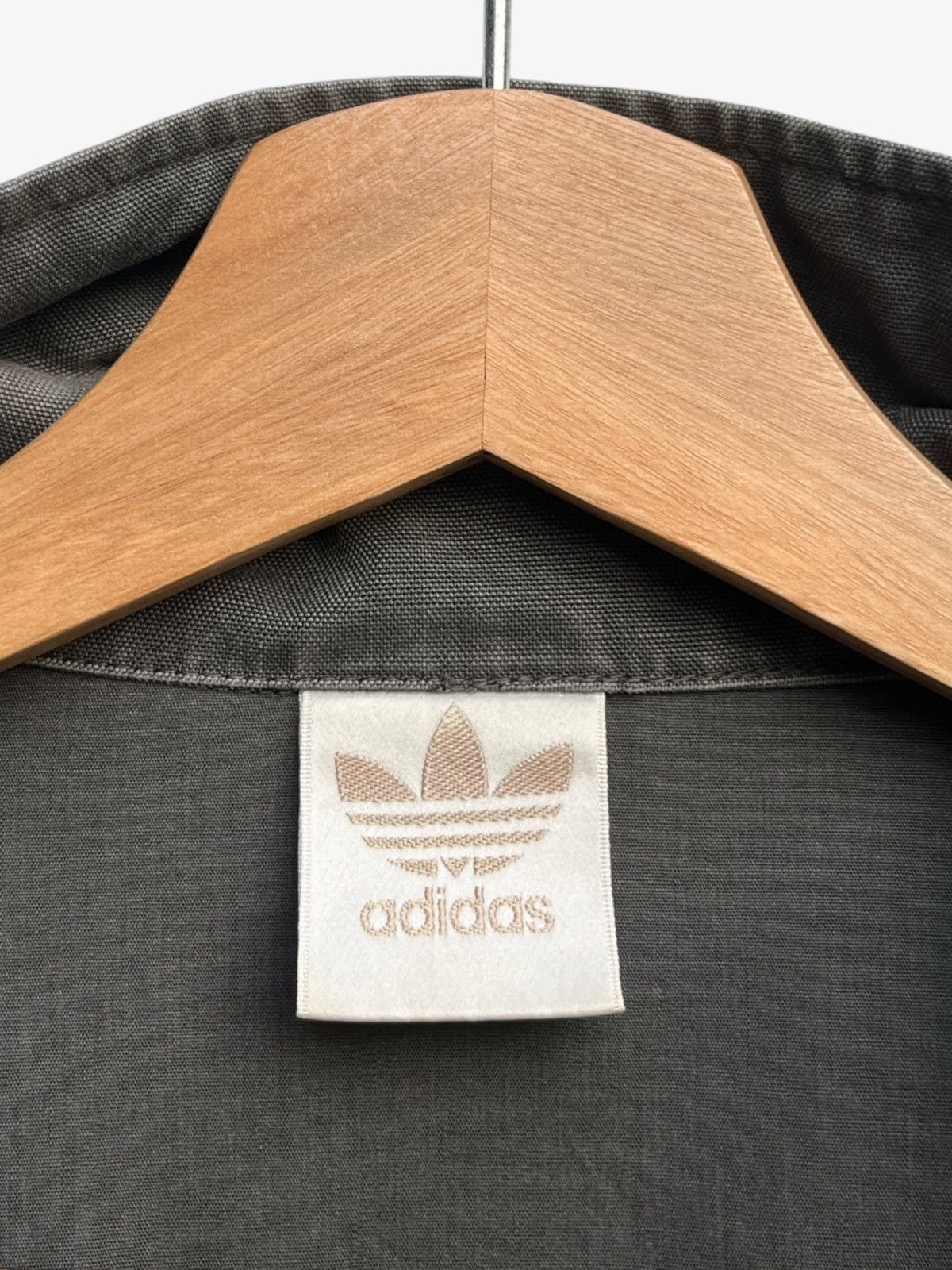 Adidas Vintage 90s Adidas Cotton Jacket by Descente Size US M / EU 48-50 / 2 - 12 Thumbnail