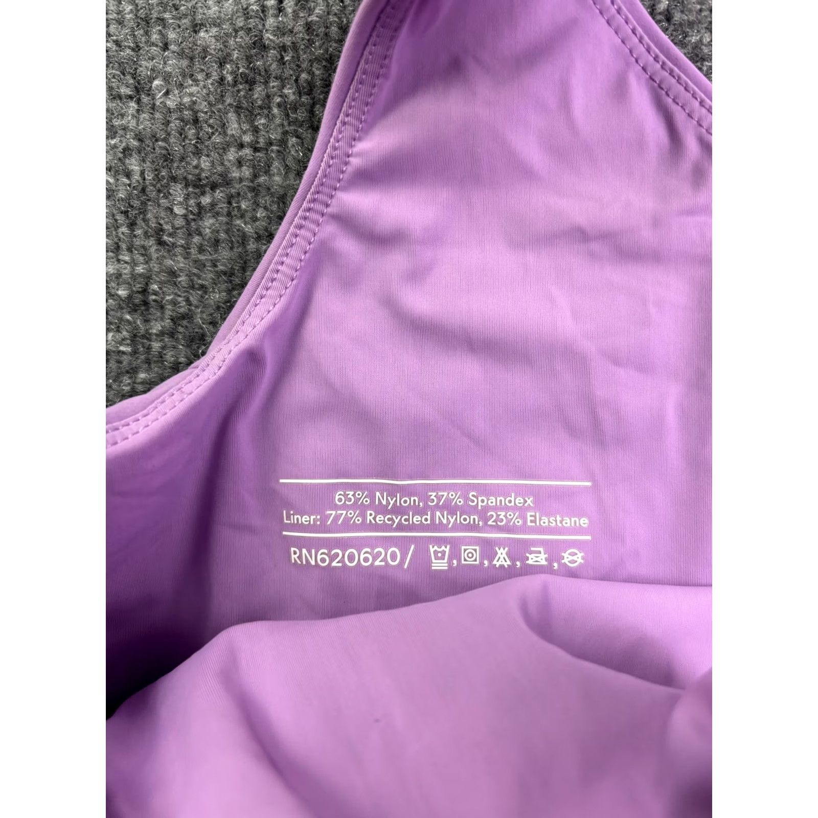 Outdoor Voices Outdoor Voices Dress Womens Small Purple One Shoulder A-Line Sundress Casual Size S / US 4 / IT 40 - 5 Thumbnail