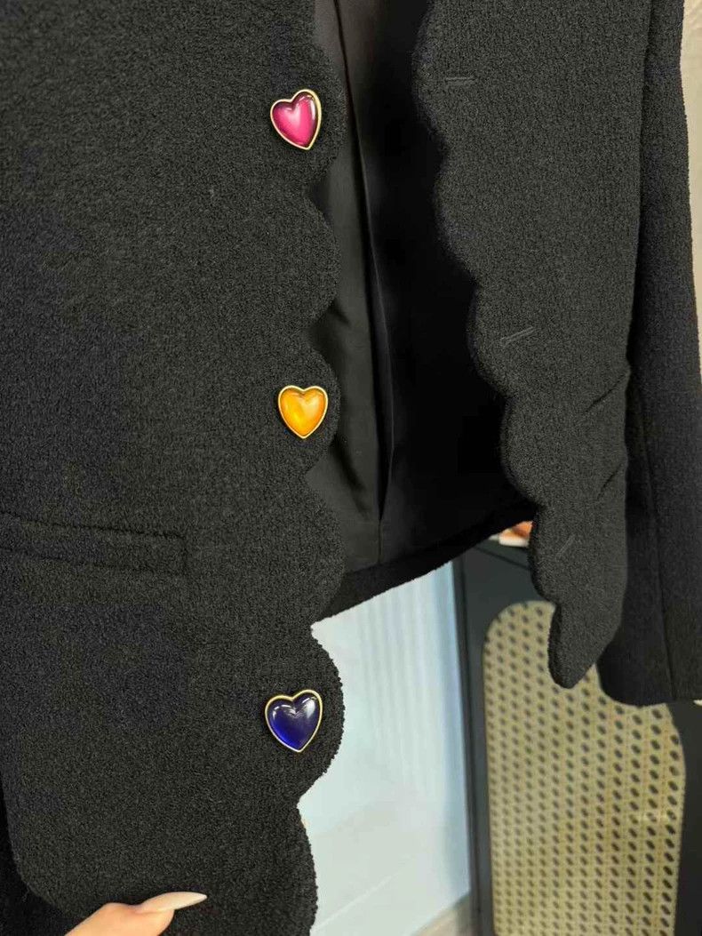 Saint Laurent Paris Saint Laurent Paris Colorful Love Button Wave Jacket 2505-N Size S / US 4 / IT 40 - 3 Thumbnail