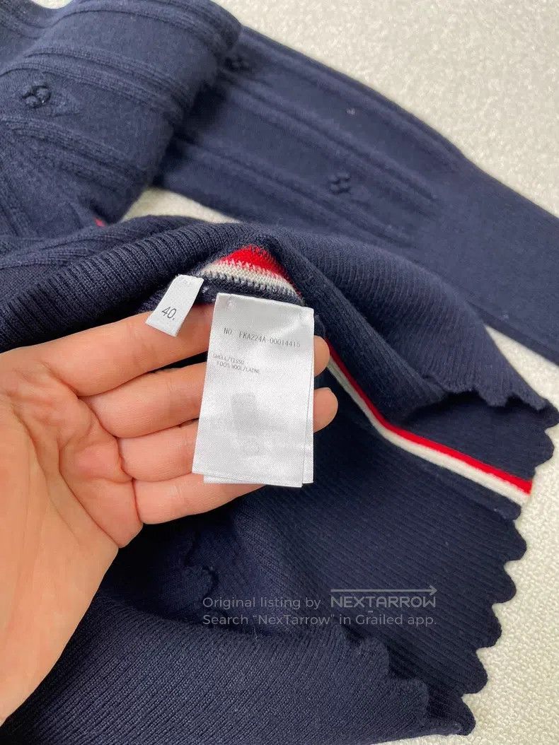 Thom Browne Thom Browne Blue sweater Size S / US 4 / IT 40 - 3 Thumbnail