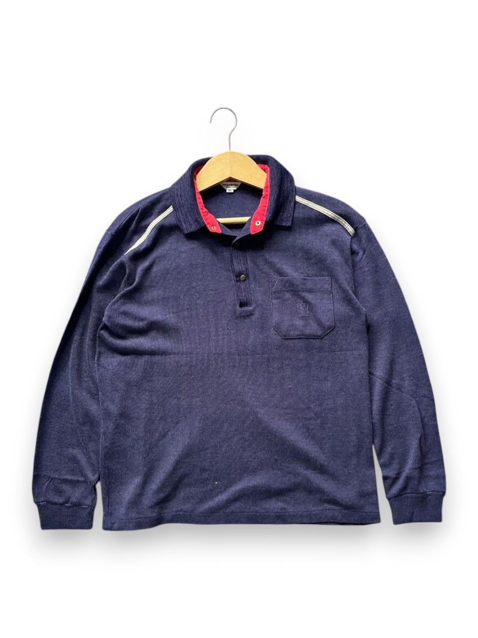 Yves Saint Laurent Vintage Yves Saint Laurent YSL Corduroy Polo Shirt Size US M / EU 48-50 / 2 - 1 Thumbnail