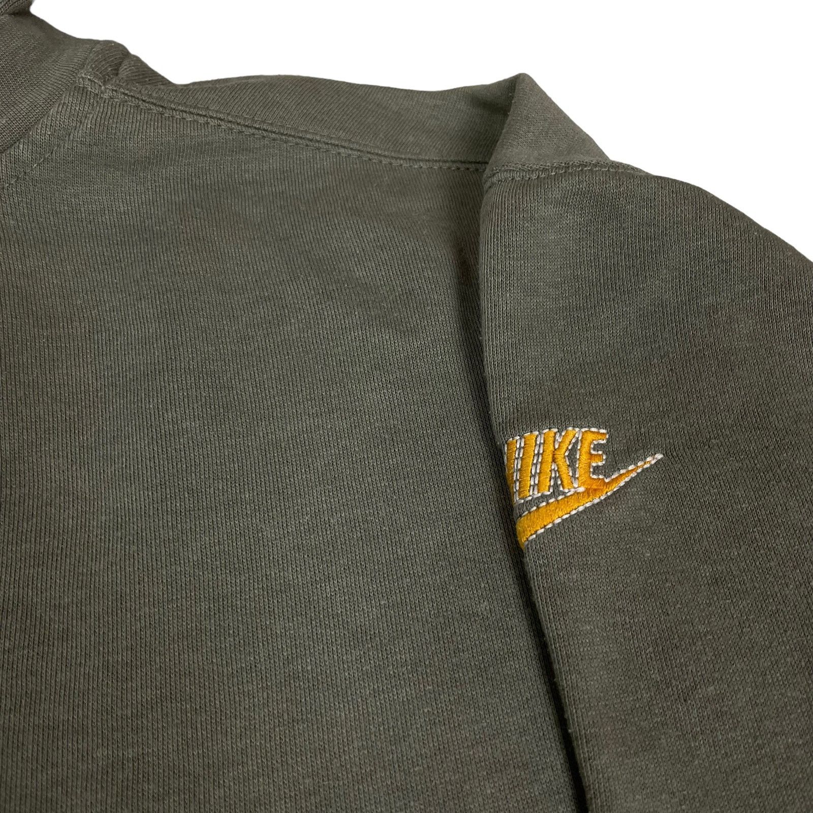 Nike × Vintage Nike Men's Green Embroidered Sports Fitness Hoodie Medium Size US M / EU 48-50 / 2 - 4 Thumbnail