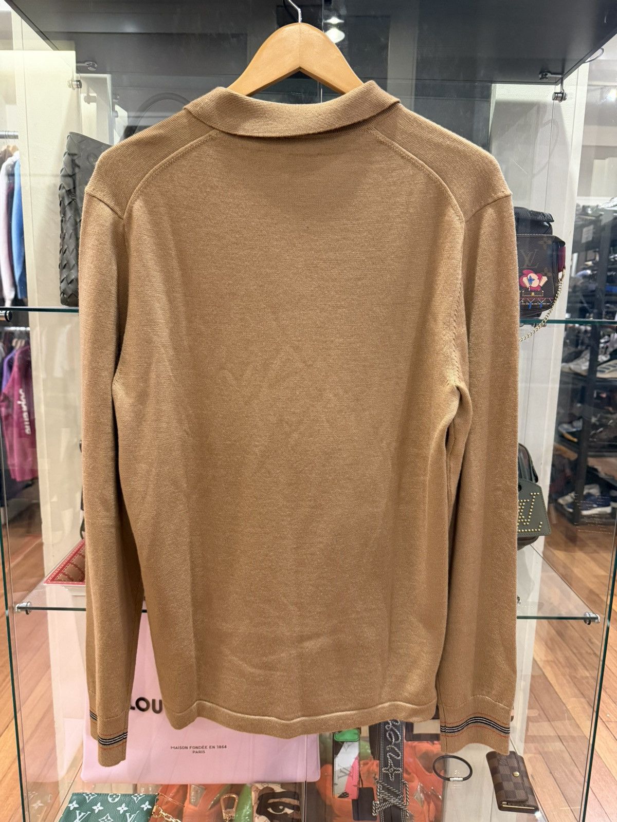 Burberry Burberry Wool Longsleeve Polo Size US M / EU 48-50 / 2 - 2 Thumbnail