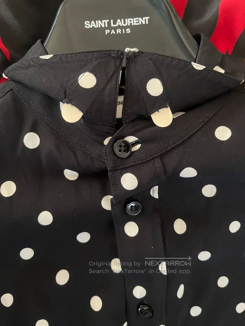 Saint Laurent Paris Saint Laurent Paris Polka Dot Shirt Size US XXS / EU 40 - 7 Thumbnail