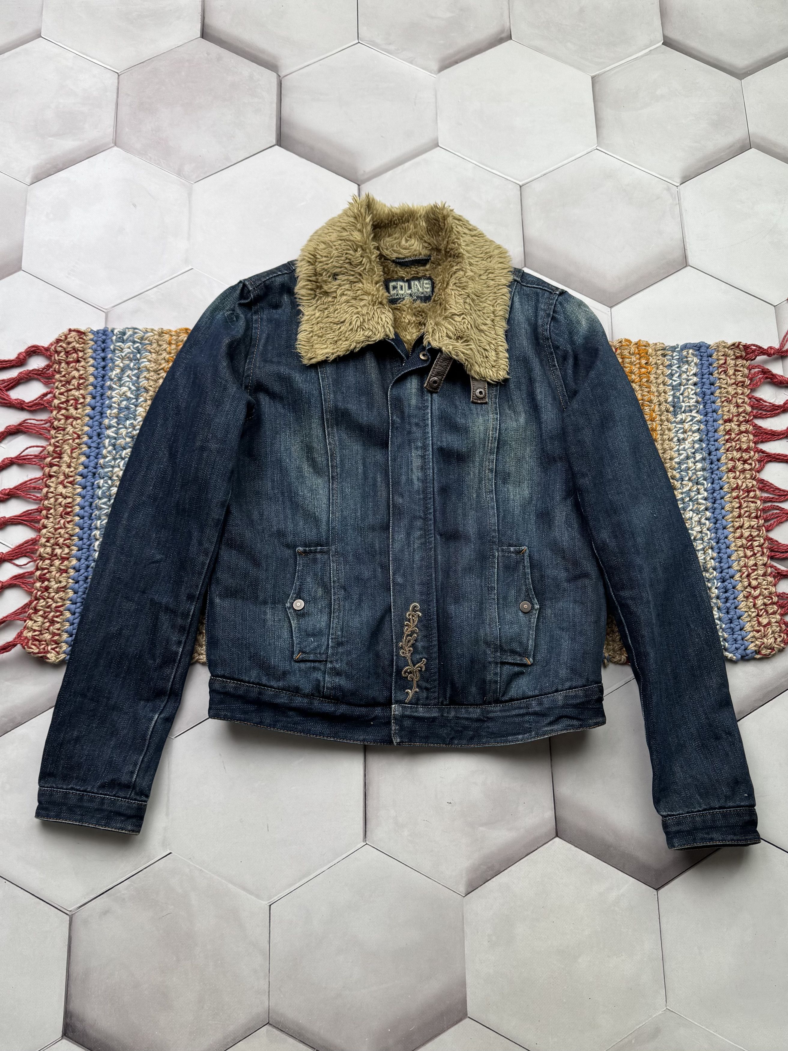Japanese Brand Vintage Cropped Denim Jacket (E4) Size M / US 6-8 / IT 42-44 - 1 Thumbnail
