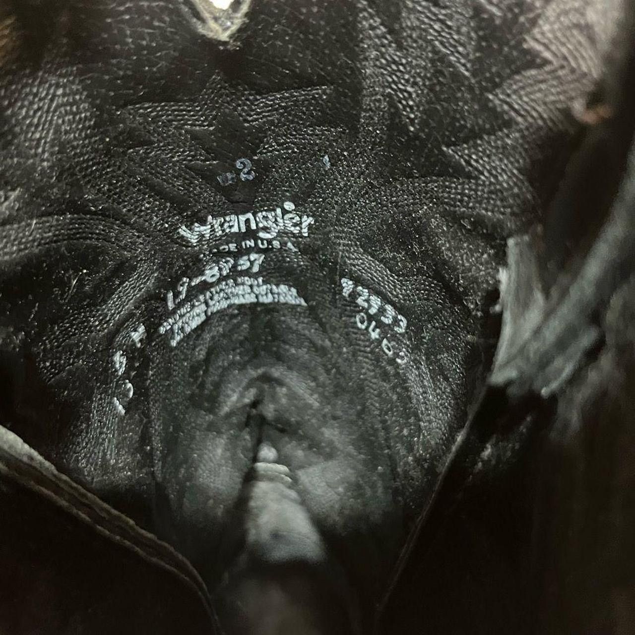 Wrangler Wrangler SNAKE & STITCHED LEATHER WESTERN BOOTS Size 5 M Size US 5 / EU 37 - 7 Thumbnail