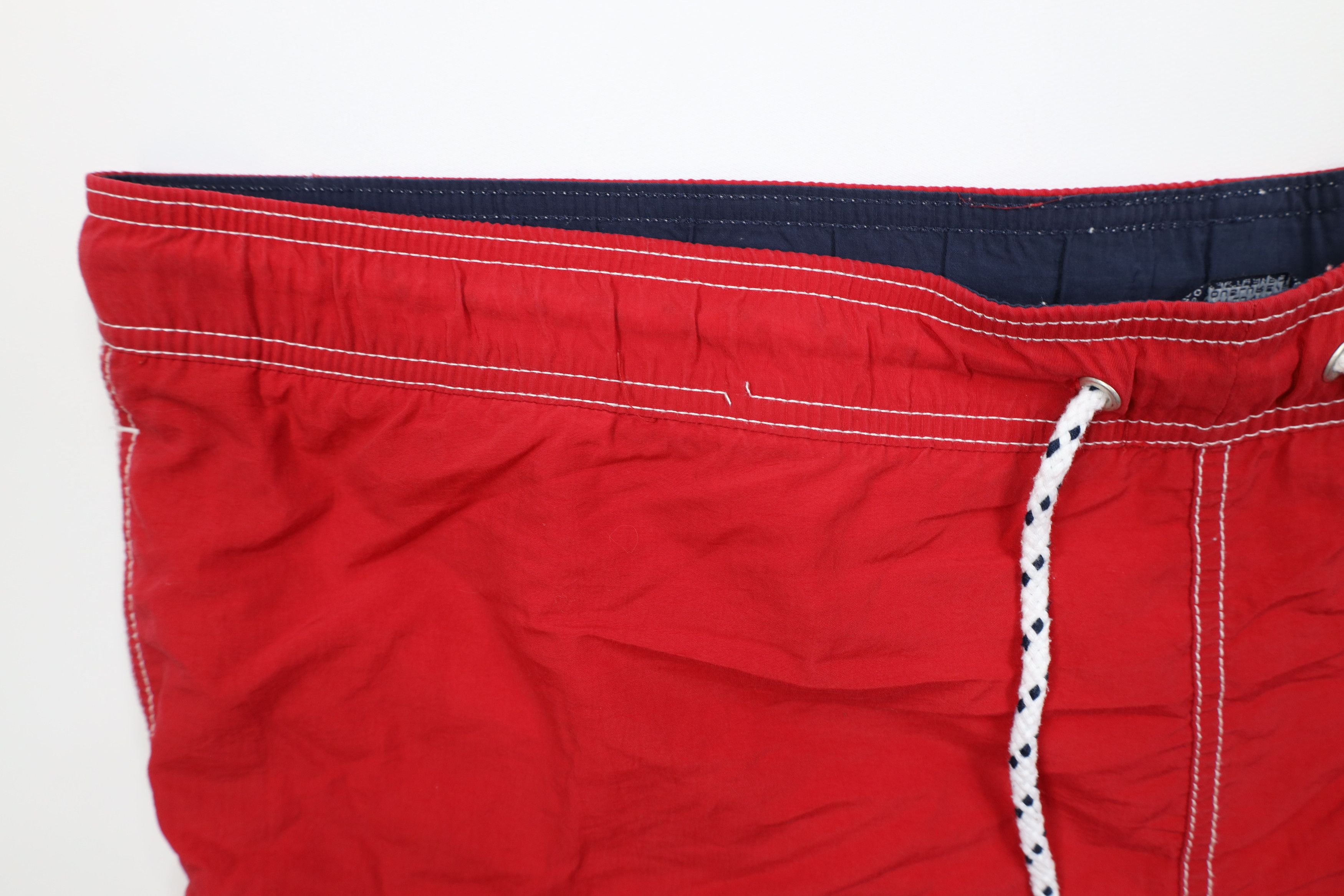 Tommy Hilfiger Vintage 90s Tommy Hilfiger Spell Out Lined Shorts AS IS Size US 38 / EU 54 - 6 Thumbnail