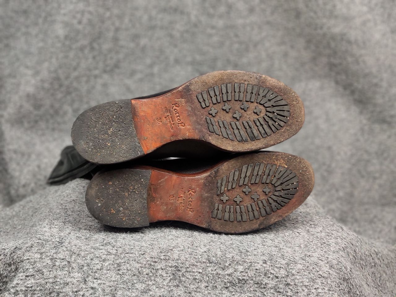 RoccoP Rocco P. Hand Made Torre Saw Patrisio Leather Zip Boots Size US 6 / IT 36 - 15 Thumbnail