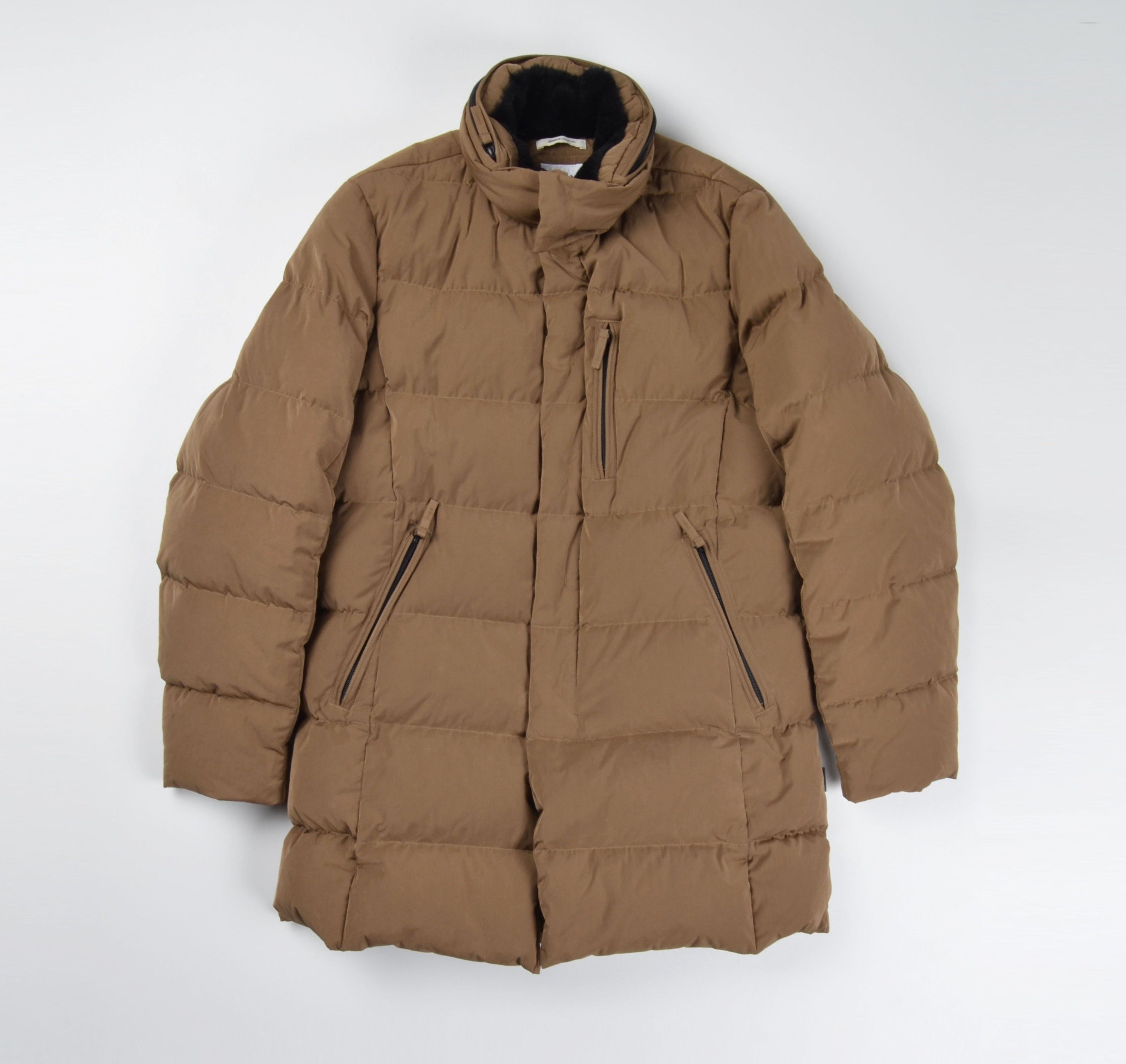 Armani Collezioni Armani Collezioni Padded Down Full Zip Beige Jacket Size US S / EU 44-46 / 1 - 1 Thumbnail