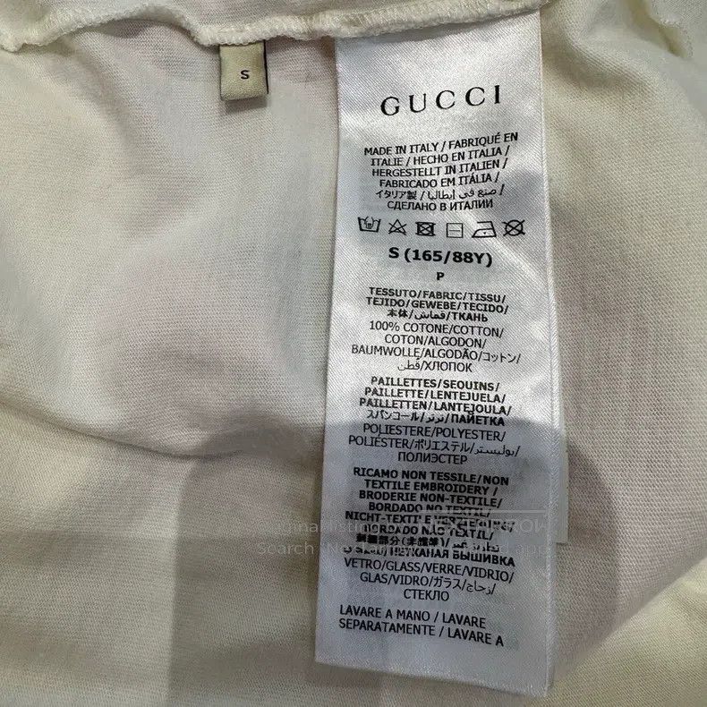 Gucci Gucci Printed round-neck cotton short sleeves Size S / US 4 / IT 40 - 4 Thumbnail