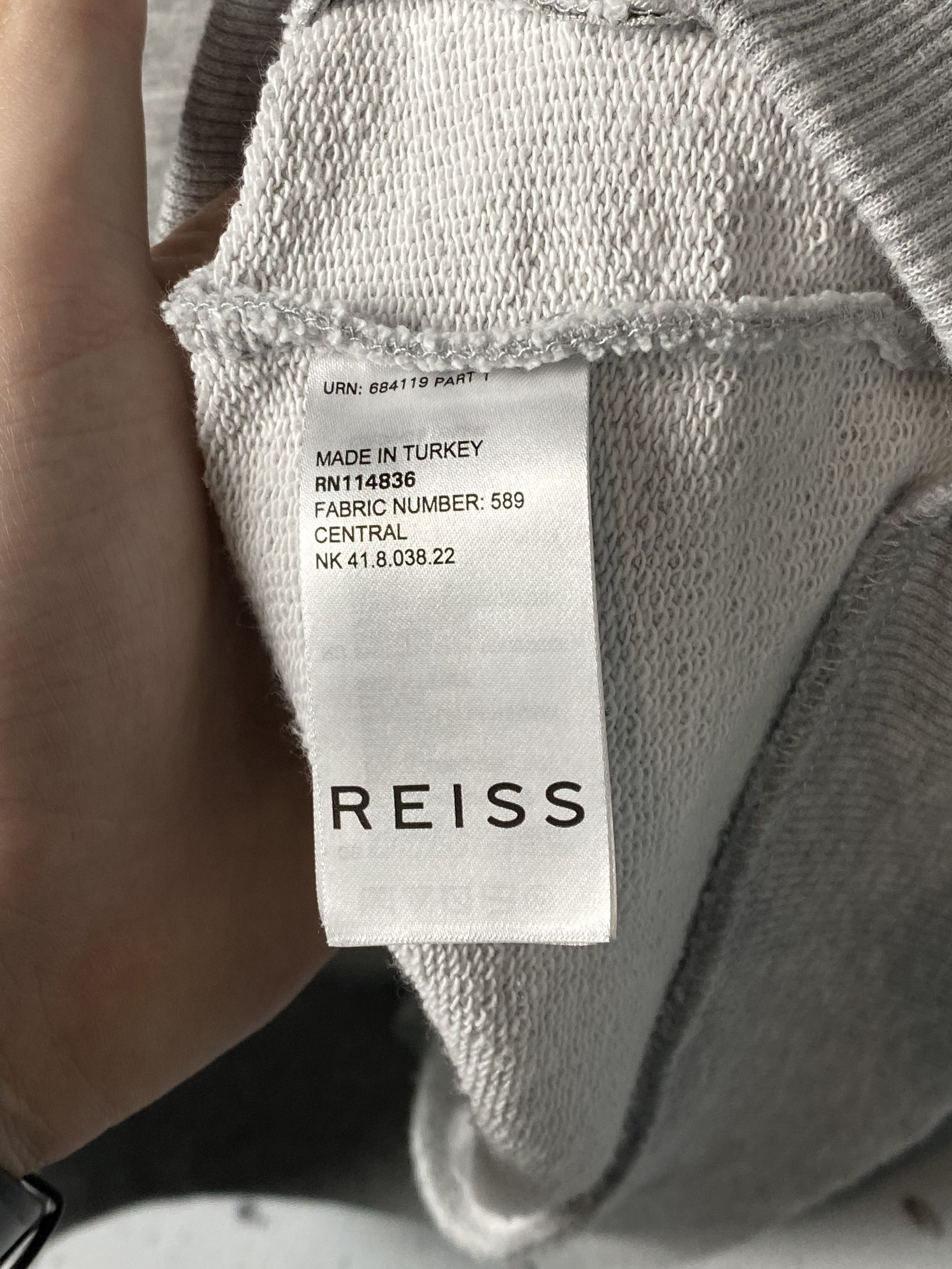 Designer × Reiss Luxury Reiss Old Money 1/3 zip Grey Sweatshirt Size US S / EU 44-46 / 1 - 11 Thumbnail