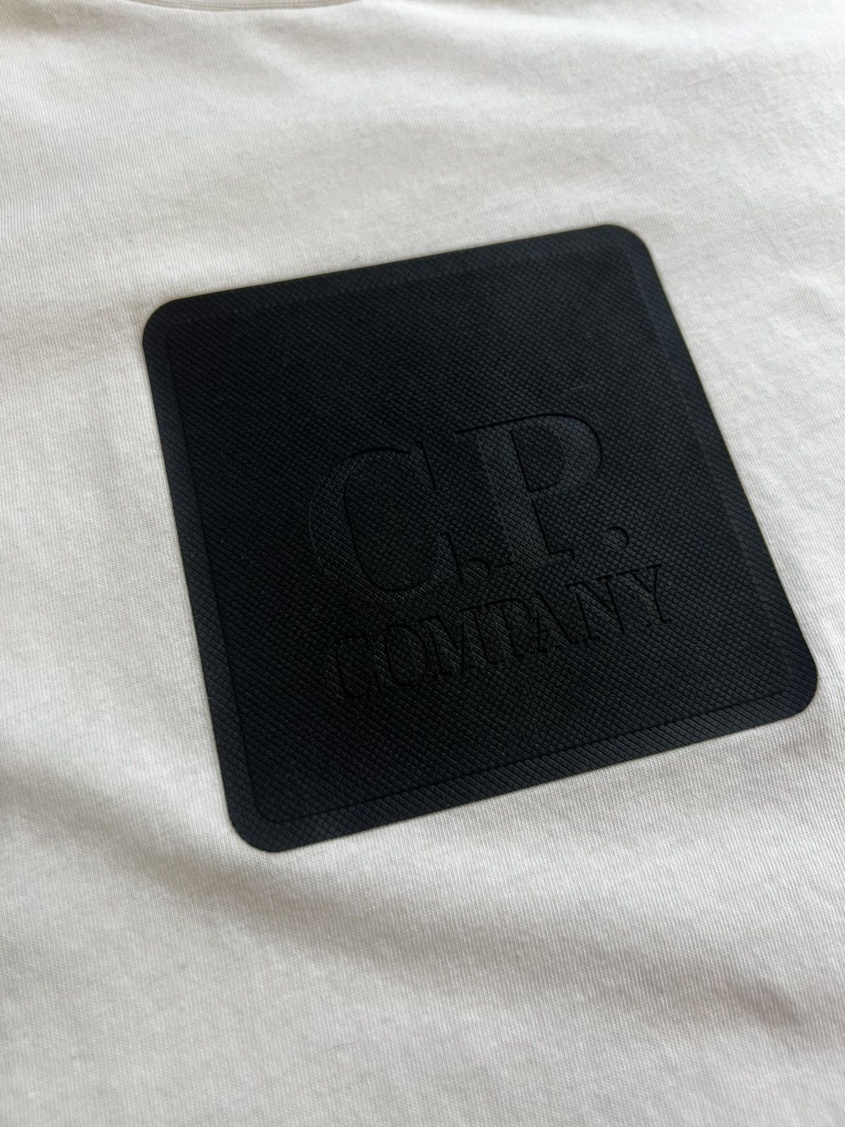 C.P. Company C.P. Company White Lightweight T-Shirt S Rubber Logo Cotton Size US S / EU 44-46 / 1 - 6 Thumbnail