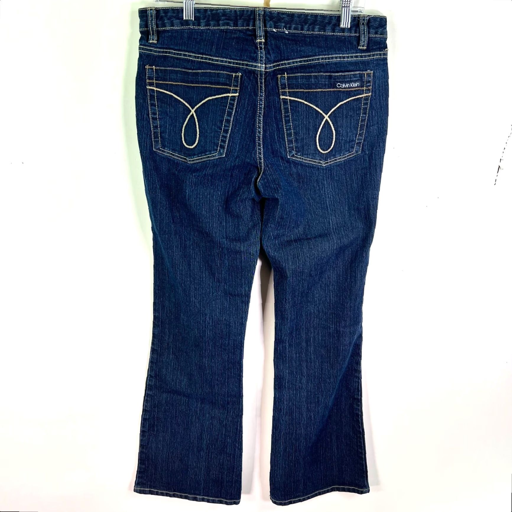 Calvin Klein Calvin Klein Jeans Flare Denim Womens 12 Blue 34X32 Vintage Size 34" / US 12 / IT 48 - 7 Thumbnail