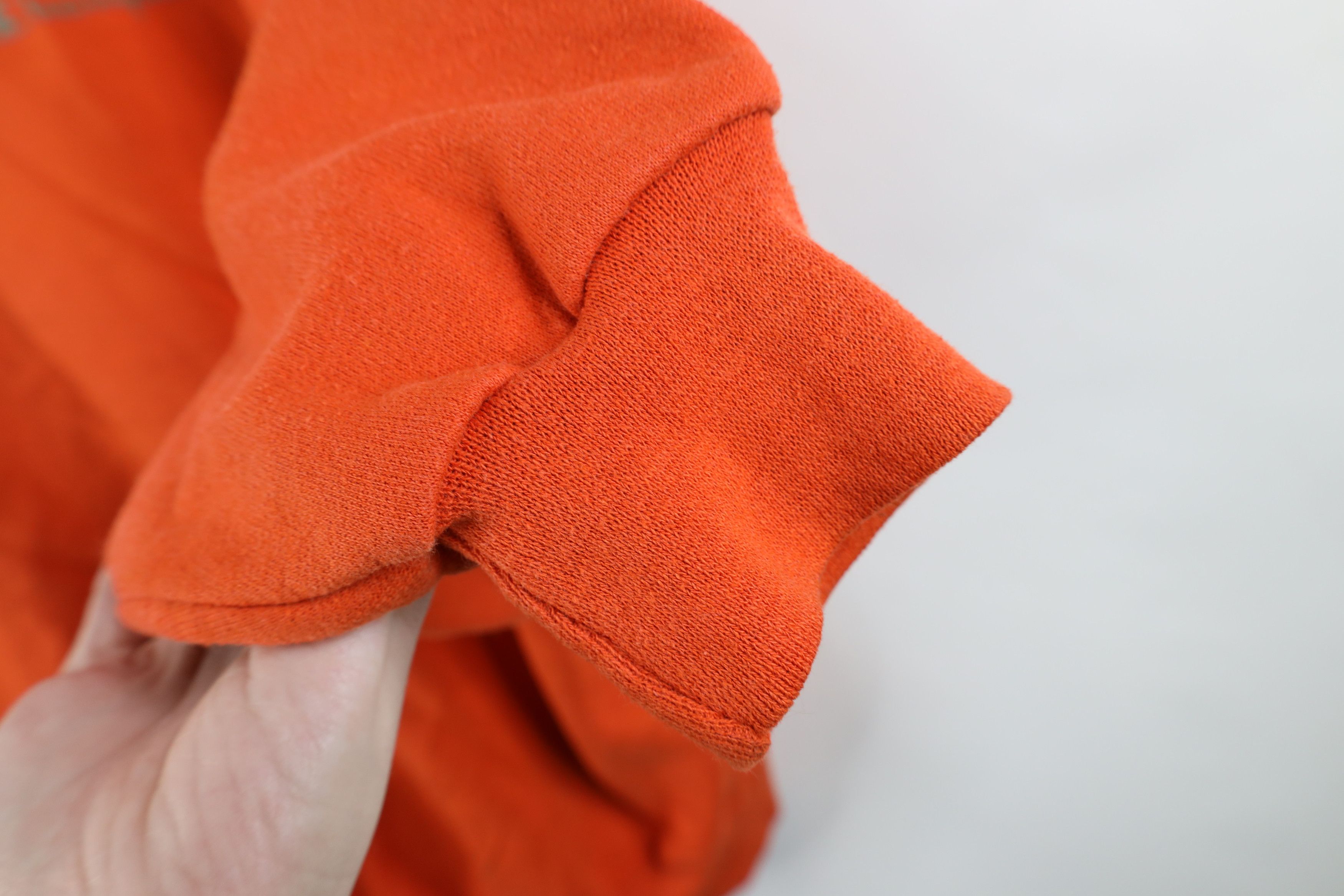 Champion Vintage 90s Champion Spell Out Crewneck Sweatshirt Orange Size US L / EU 52-54 / 3 - 7 Thumbnail