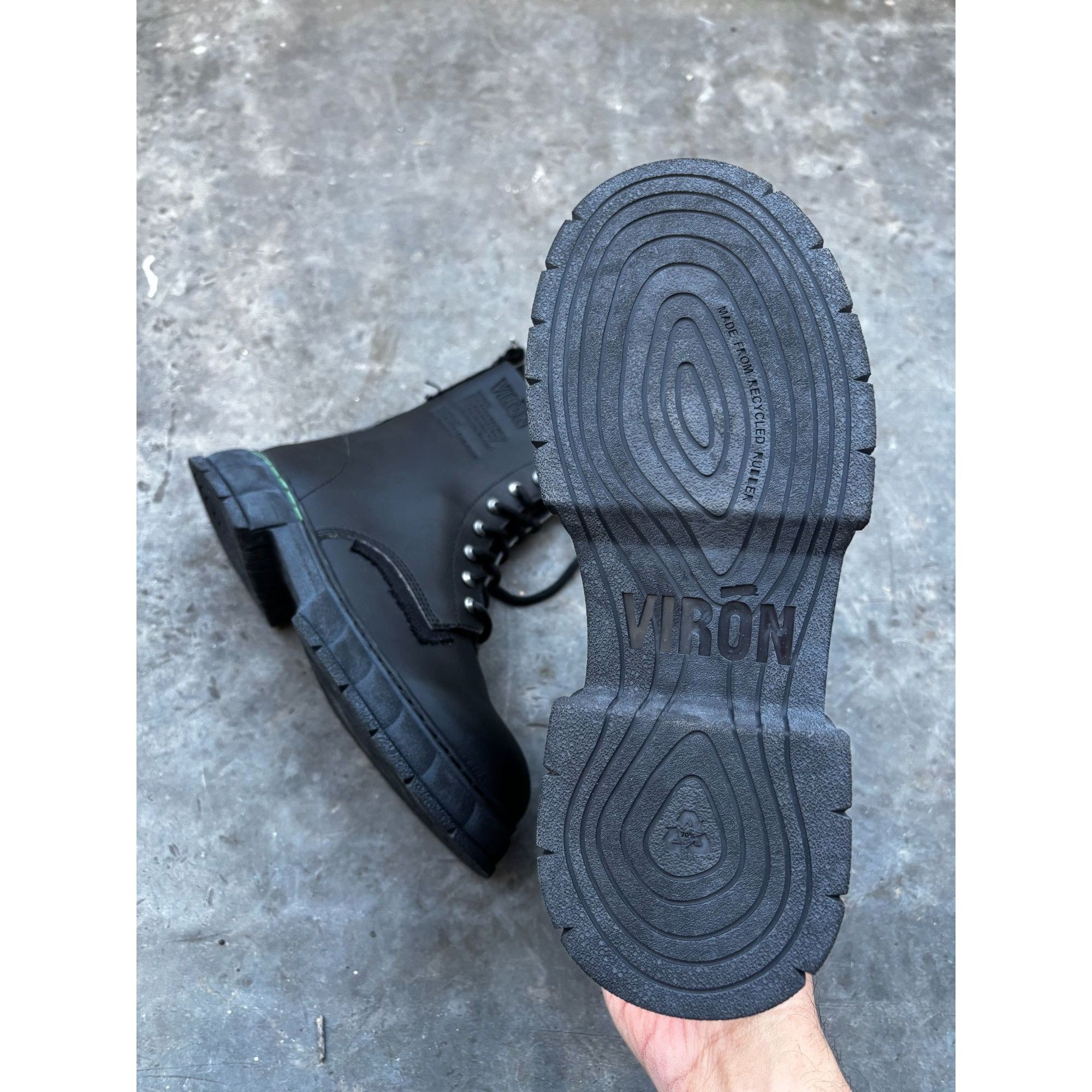 VIRON Viron 1992 Sustainable Black Combat Boots Size 39 Brand New Size US 9 / IT 39 - 6 Thumbnail