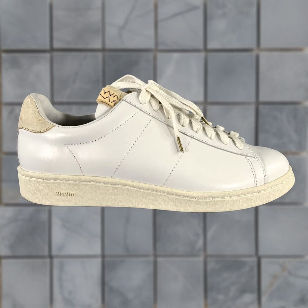 Visvim VISVIM Size 9.5 White Leather Lace Up Sneakers Size US 10 / EU 43 - 1 Thumbnail