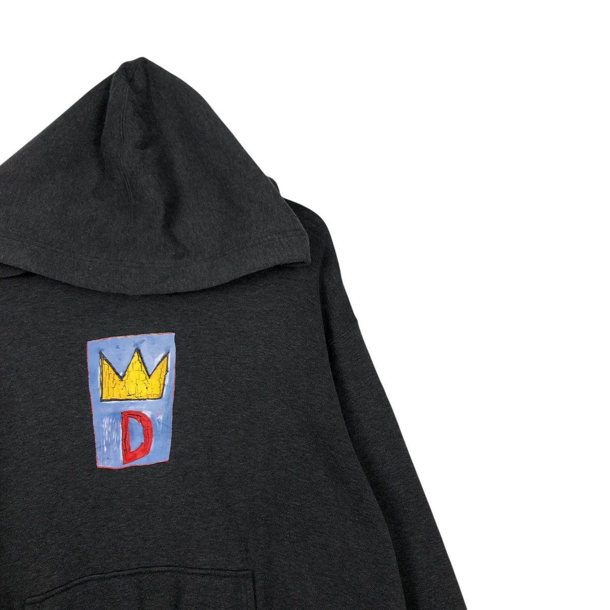 Japanese Brand 📌Vintage Hoodie Pull Over Jean Michel Basquiat Big Logo Size US XL / EU 56 / 4 - 7 Thumbnail