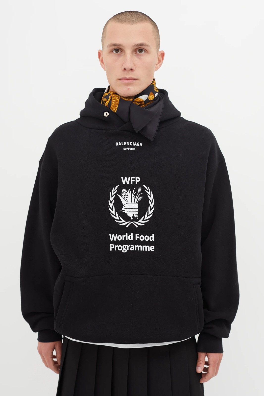 Balenciaga food best sale programme hoodie