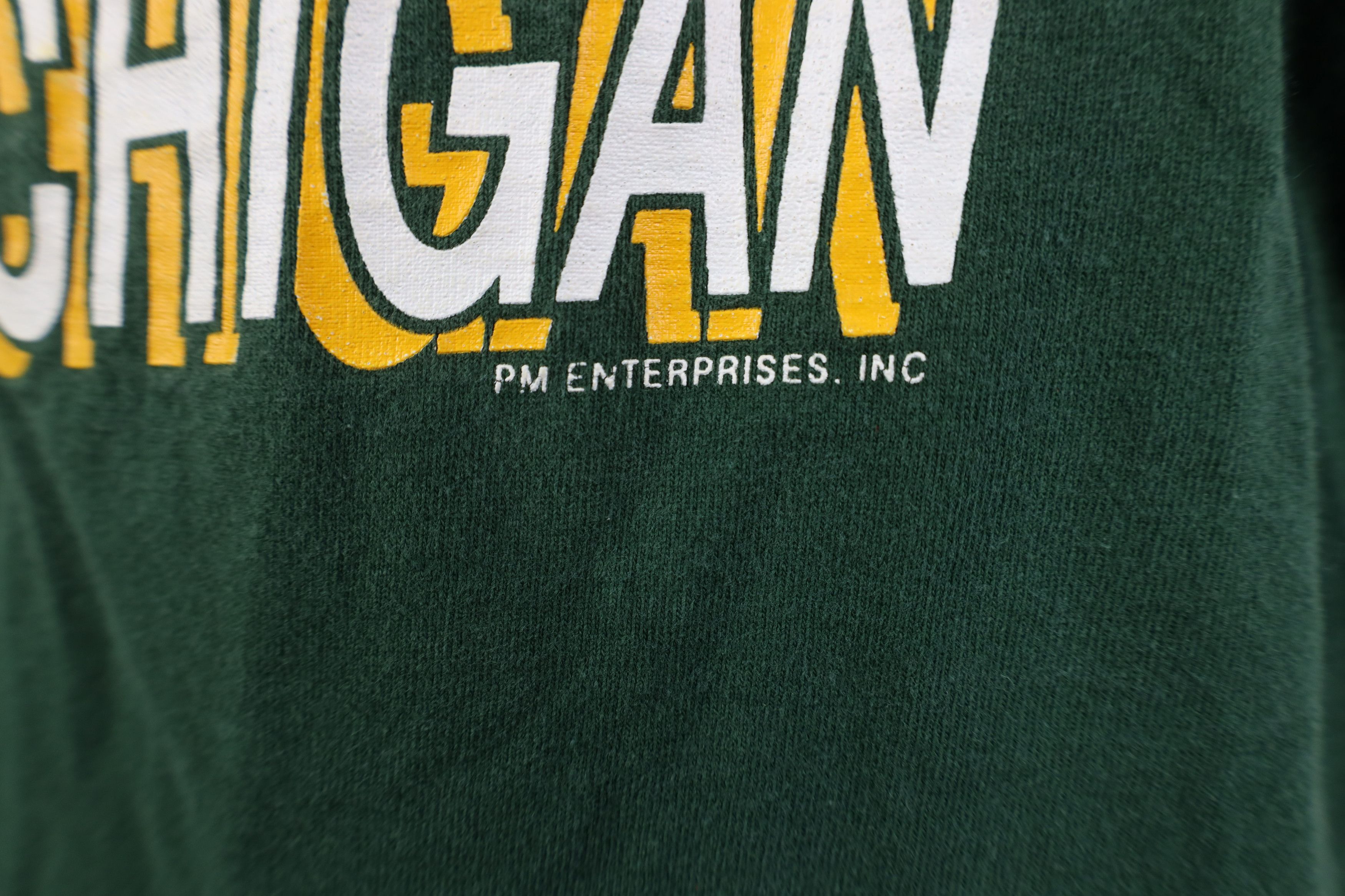 Vintage Vintage 90s Eastern Michigan University Short Sleeve T-Shirt Size US XL / EU 56 / 4 - 5 Thumbnail