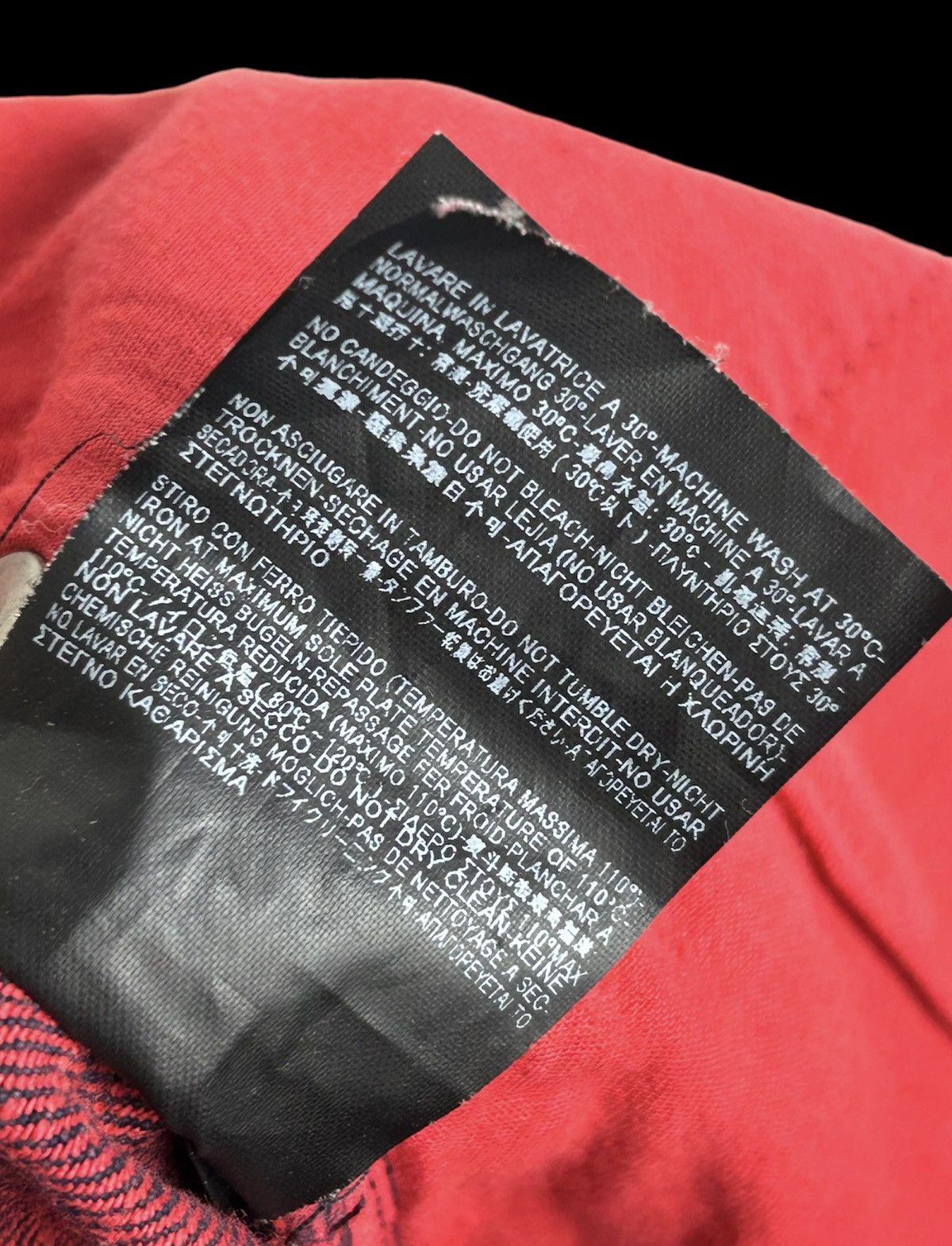 Balenciaga Super Rare Balenciaga 2012 Red Washed Denim Size US 29 - 12 Thumbnail
