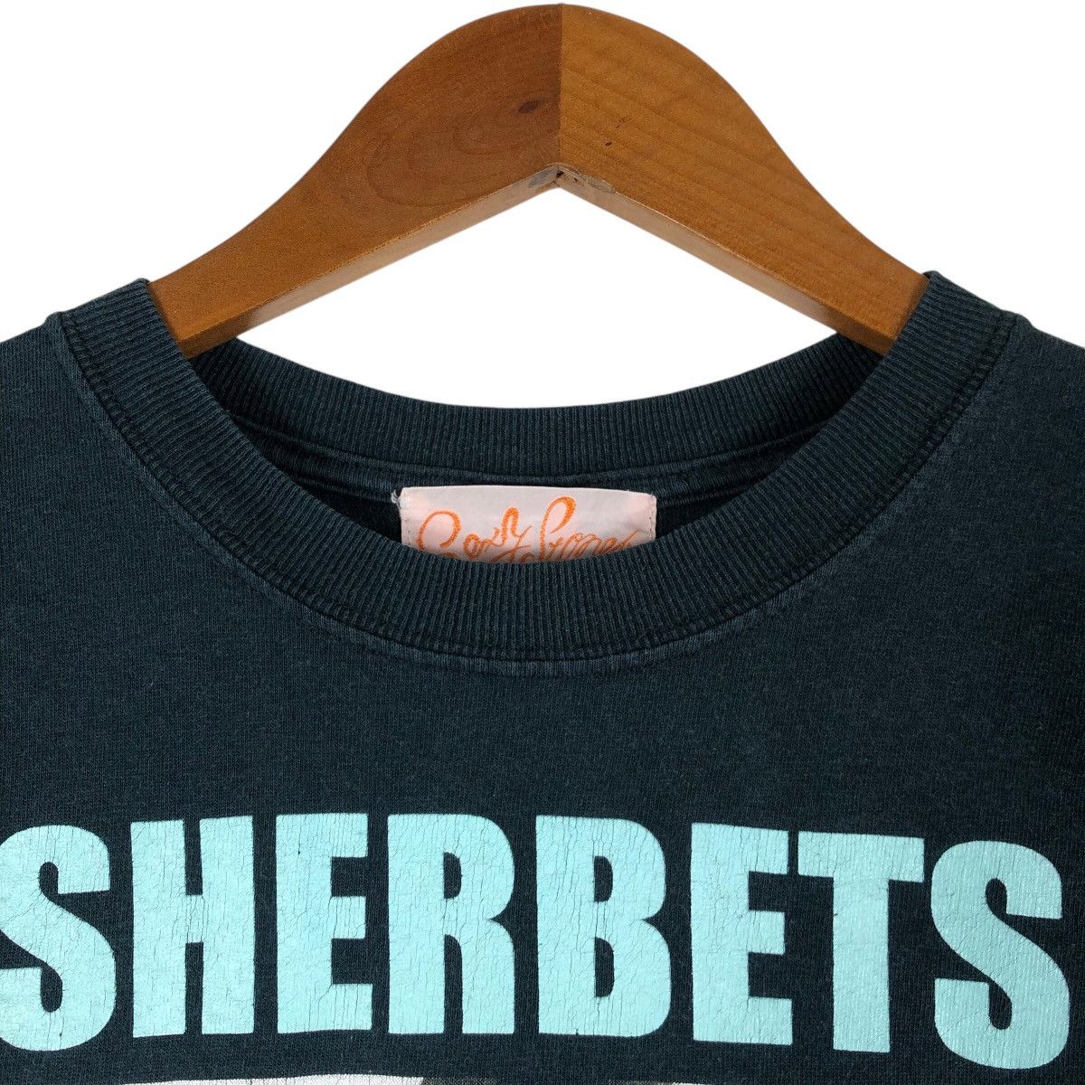 Vintage SHERBETS Sexy Stones Records Band Album T-Shirt Size US S / EU 44-46 / 1 - 3 Thumbnail